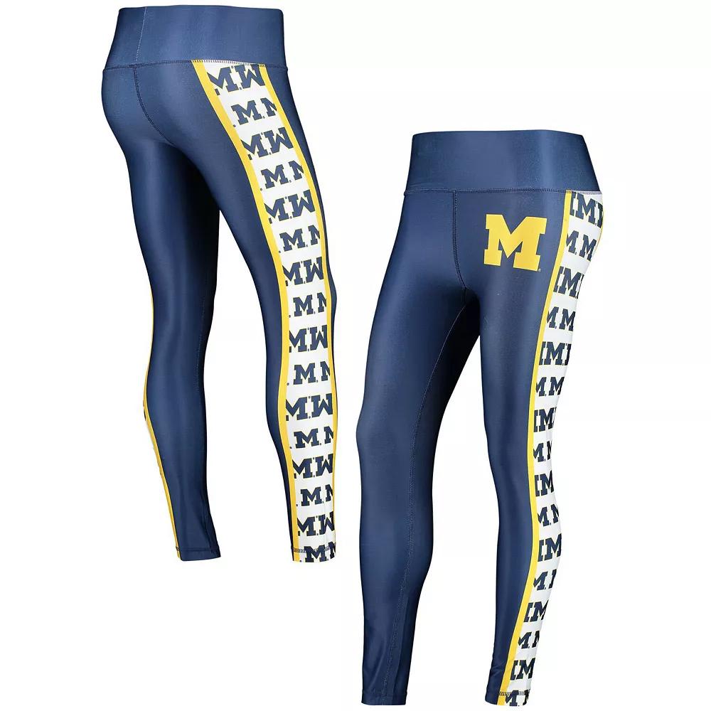 Women's Concepts Sport Navy Michigan Wolverines Dormer Knit Leggings, Size: Small, Blue Product Image