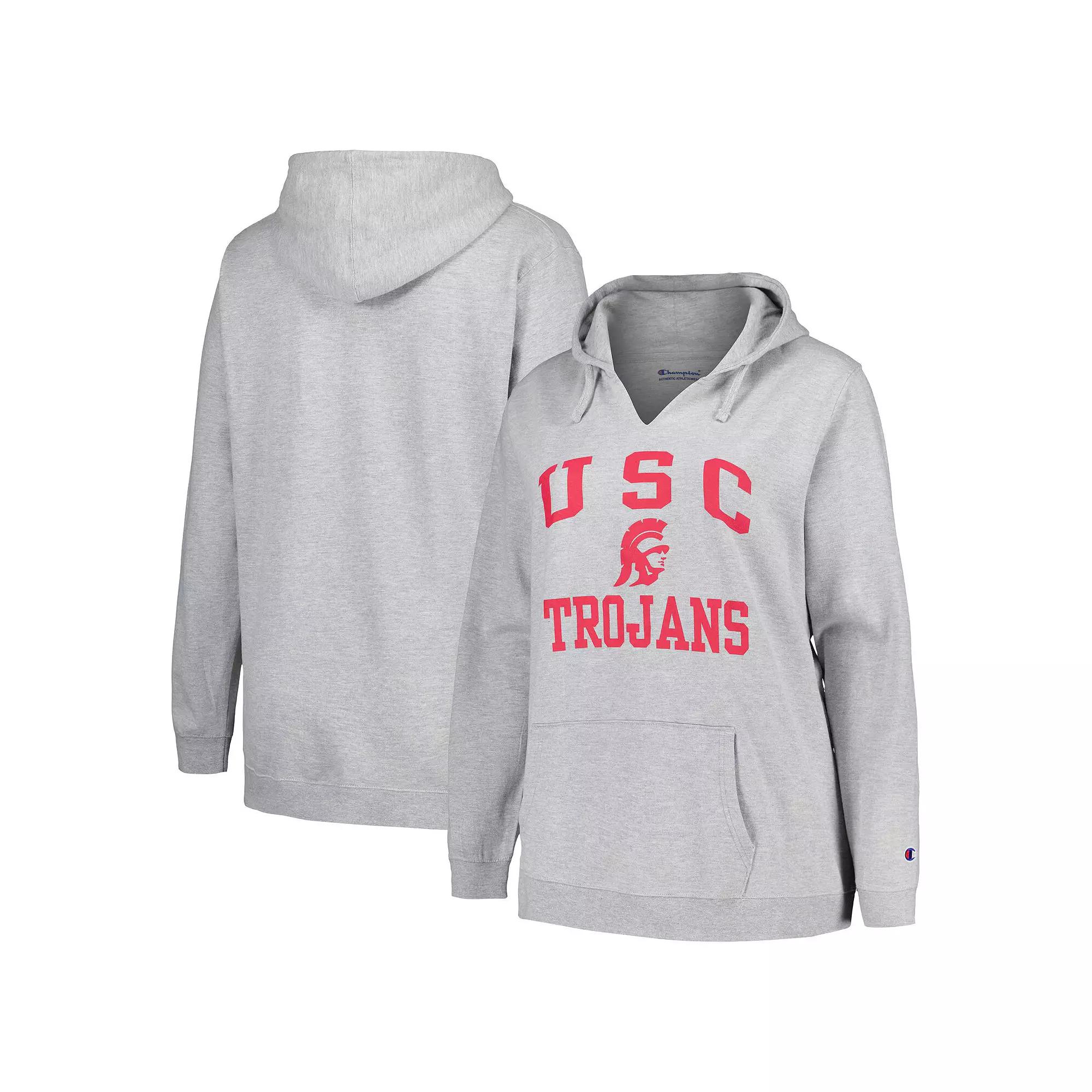 Women's Champion Heather Gray USC Trojans Plus  Product Image