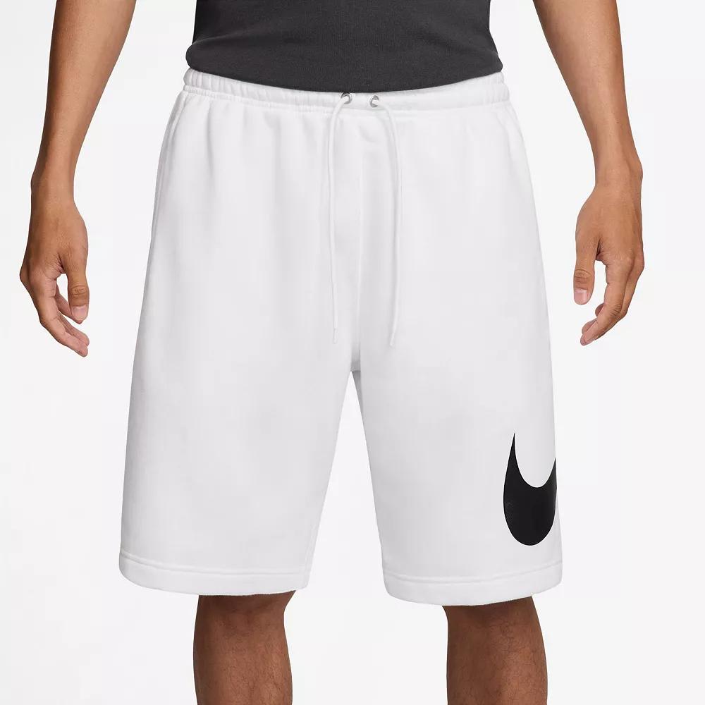 Men's Nike MNK Club Basketball Shorts, Size: Large, White Product Image