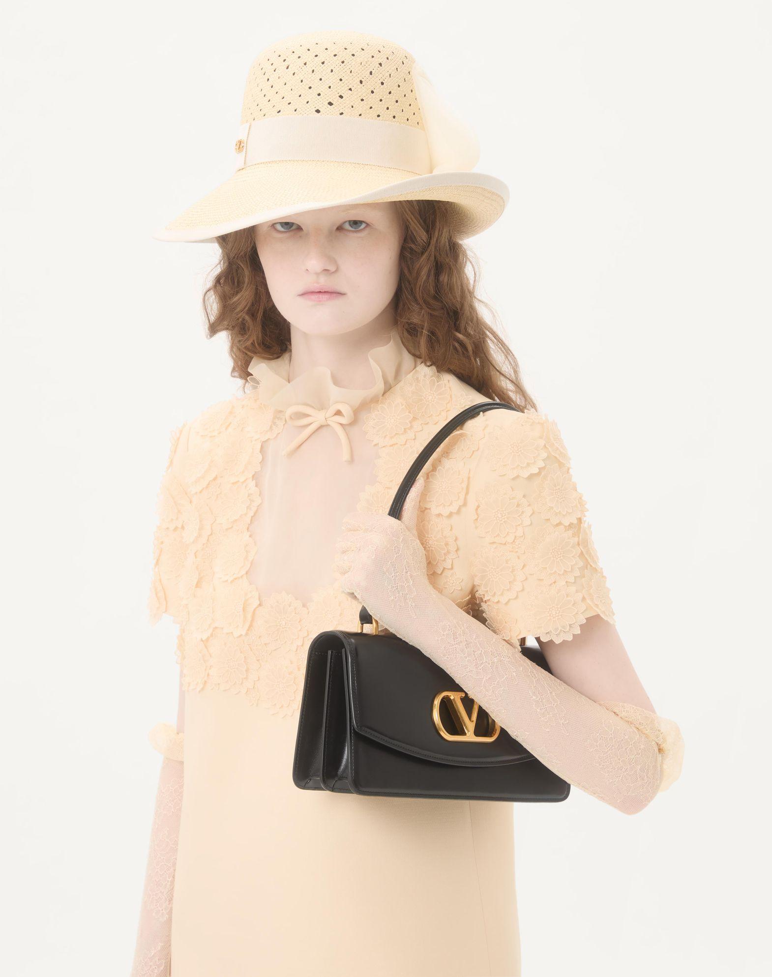 Embroidered Crepe Couture Short Dress Product Image