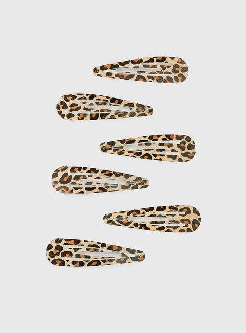 Make Your Mark Hair Clip Pack Leopard Product Image