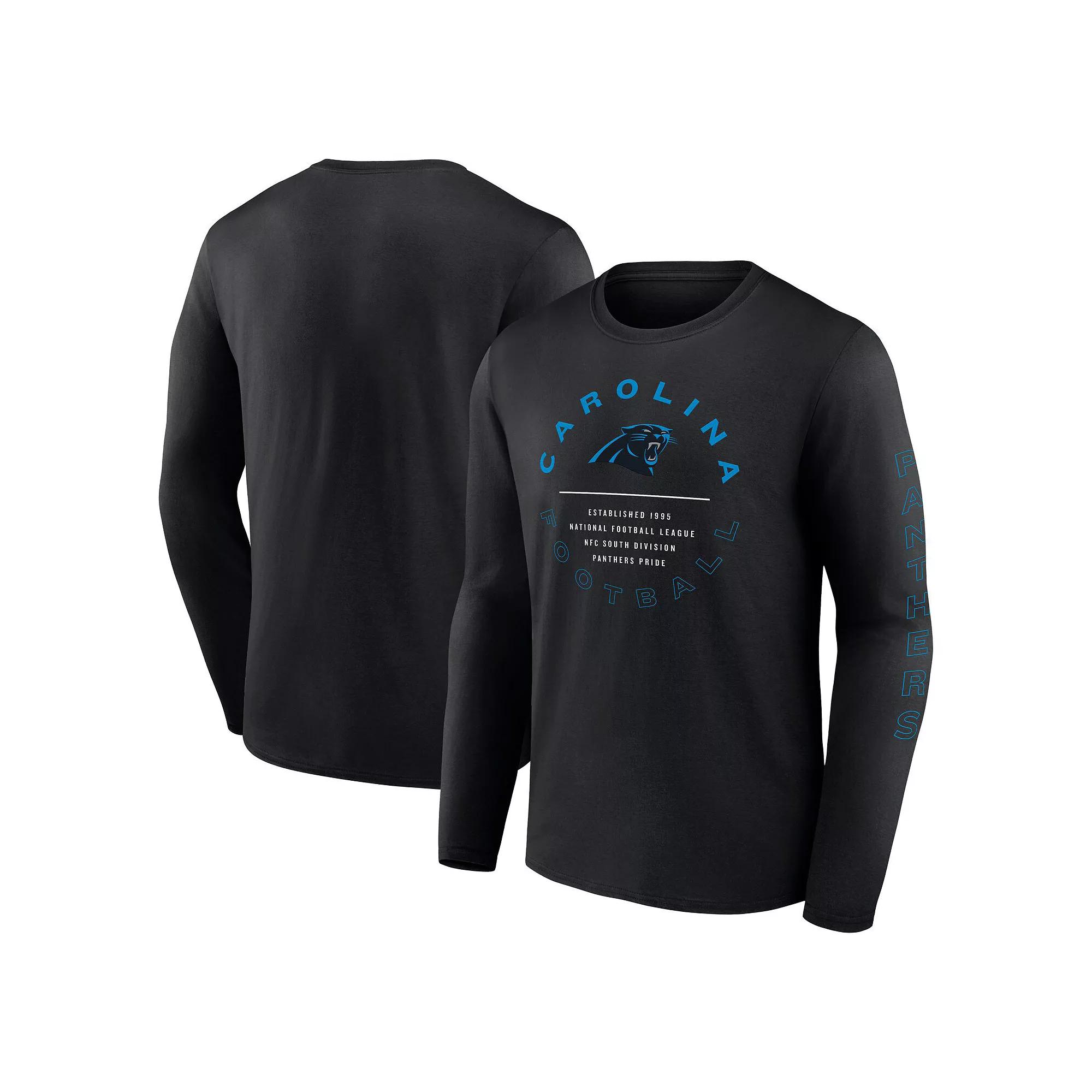 Men's Fanatics Branded Heather Charcoal Oklahoma Sooners Distressed Arch Over Logo Long Sleeve T-Shirt,  Product Image