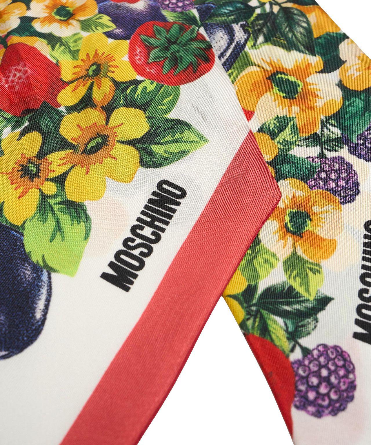 Silk foulard with print Product Image