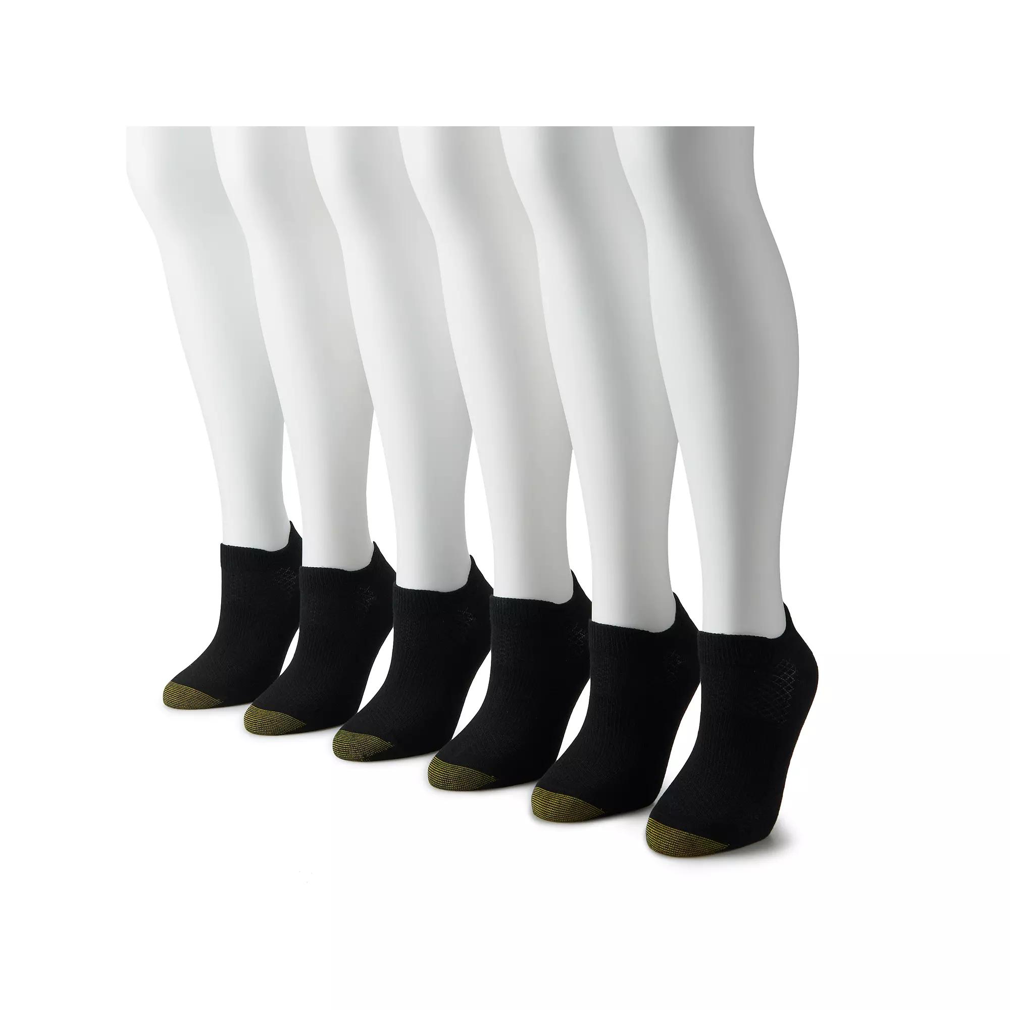 Women's GOLDTOE® 6-Pack Eco Arch Support Double Tab Socks,  Product Image