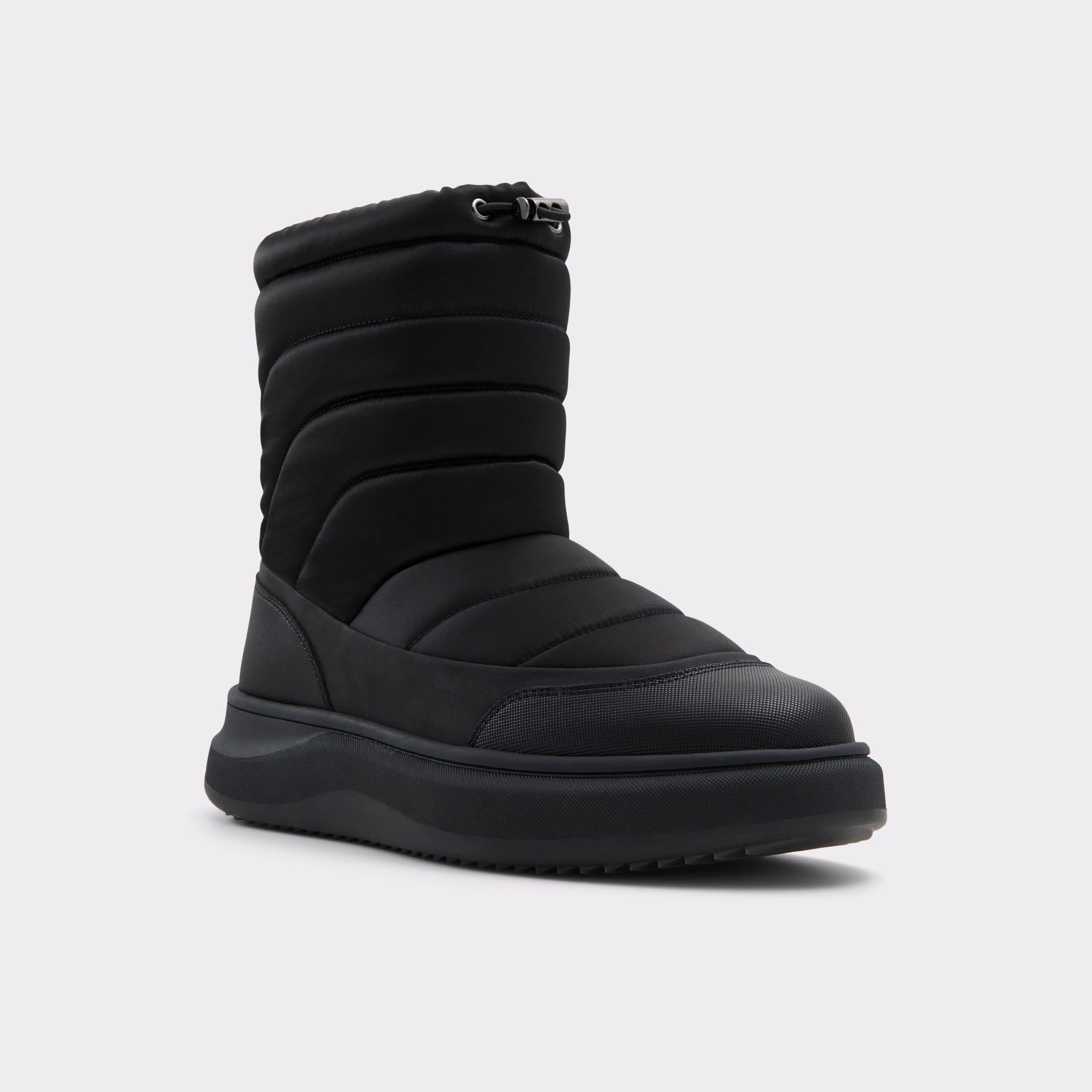 Fucino Black Textile Quilting Men's Casual boots | ALDO US Product Image