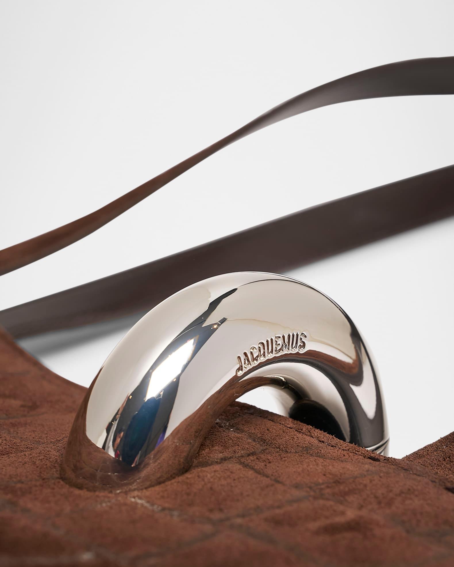 Le Bambola Moyen Croc-Embossed Suede Tote Bag Product Image