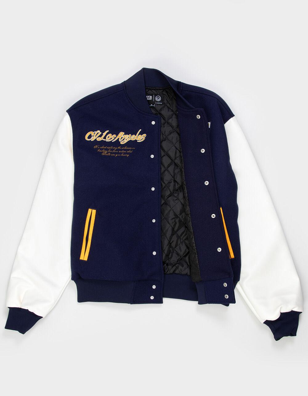 CVLA x Wolverine Mens Varsity Jacket - NAVY Product Image