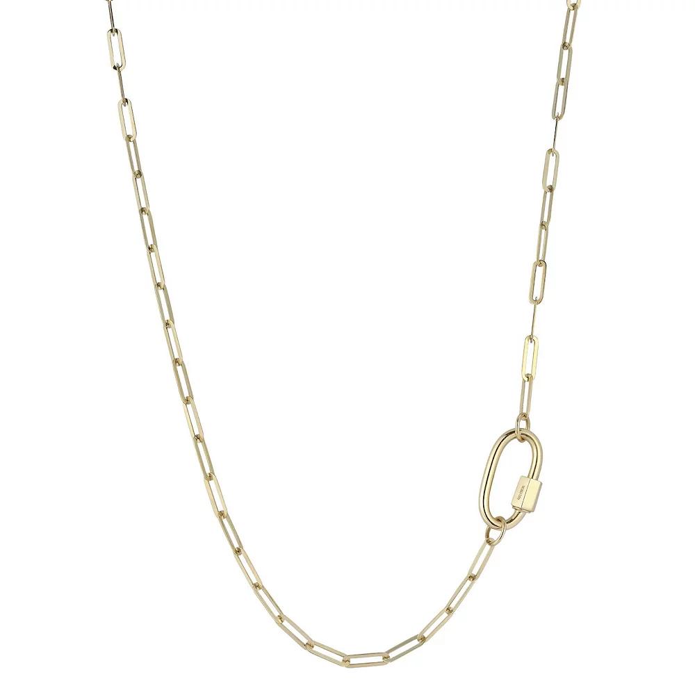 LUMINOR GOLD 14k Gold Screw Clasp Chain Necklace, Women's, Size: 18" Product Image