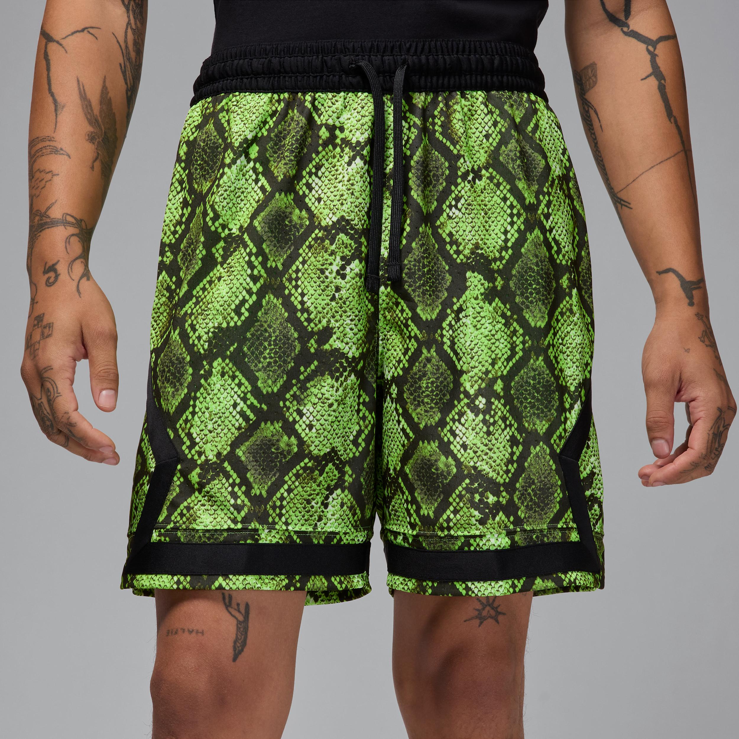 Mens Jordan Sport Dri-FIT Mesh Diamond Shorts | HF9907-133 Product Image