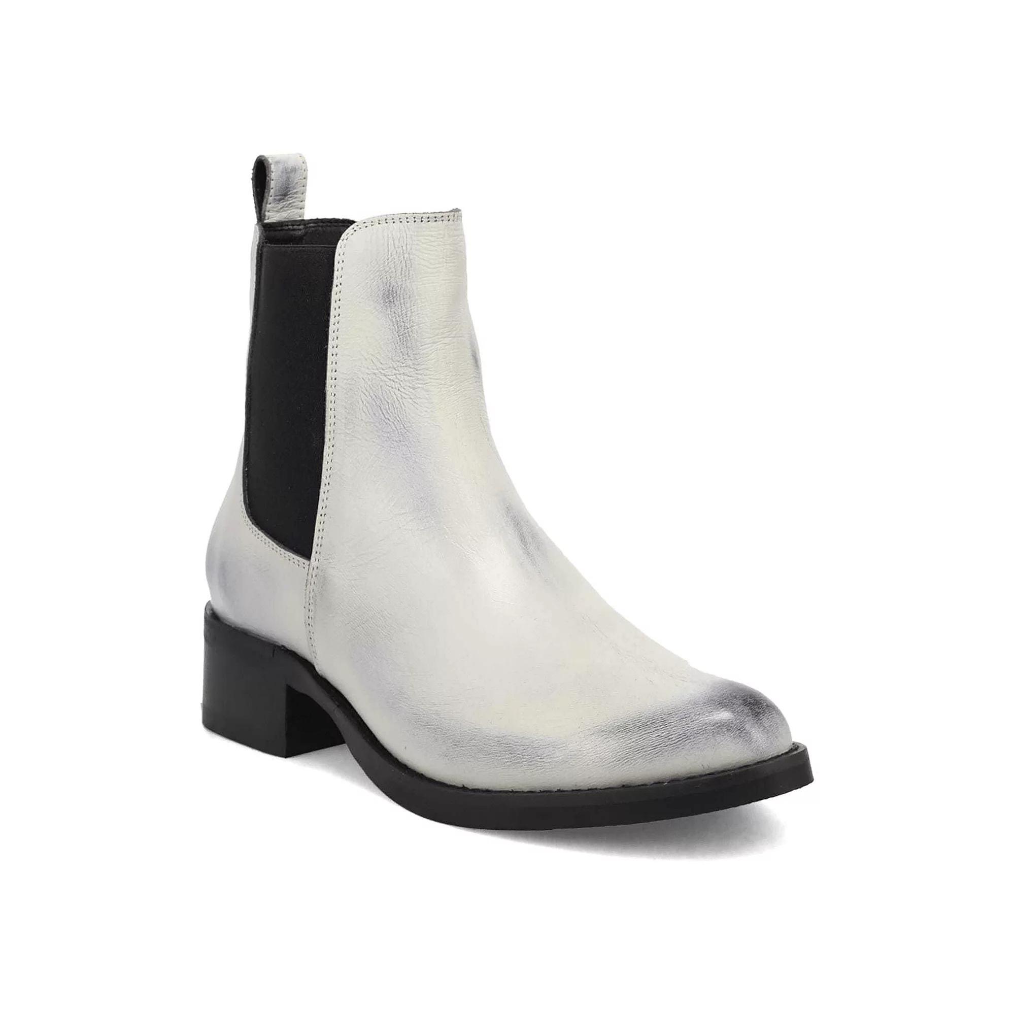Dingo Camino Men's Leather Chelsea Boots, Size: 10, White Product Image