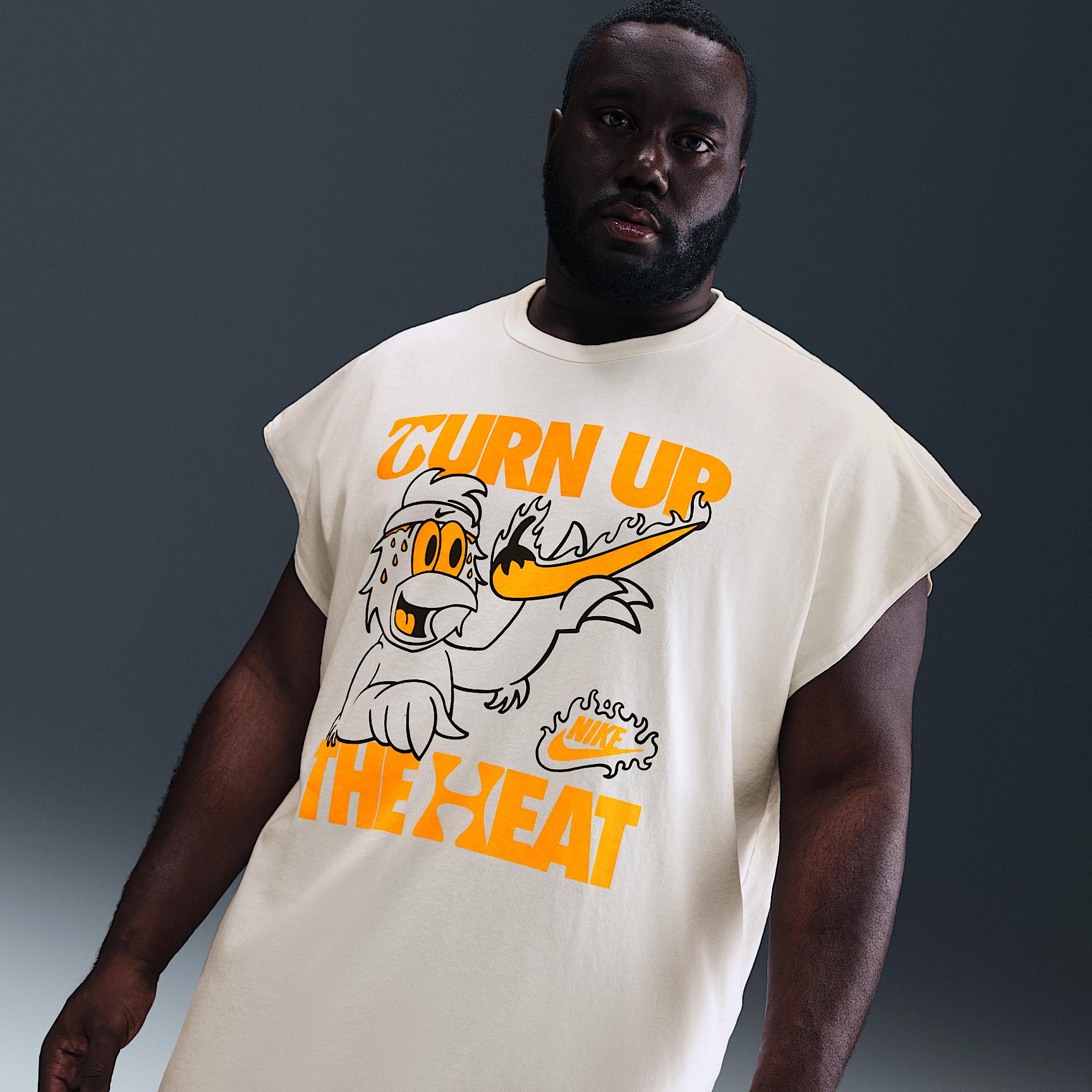 Nike Mens Nike NSW Hot Ones Sleeveless T-Shirt - Mens Sail/Multi Product Image