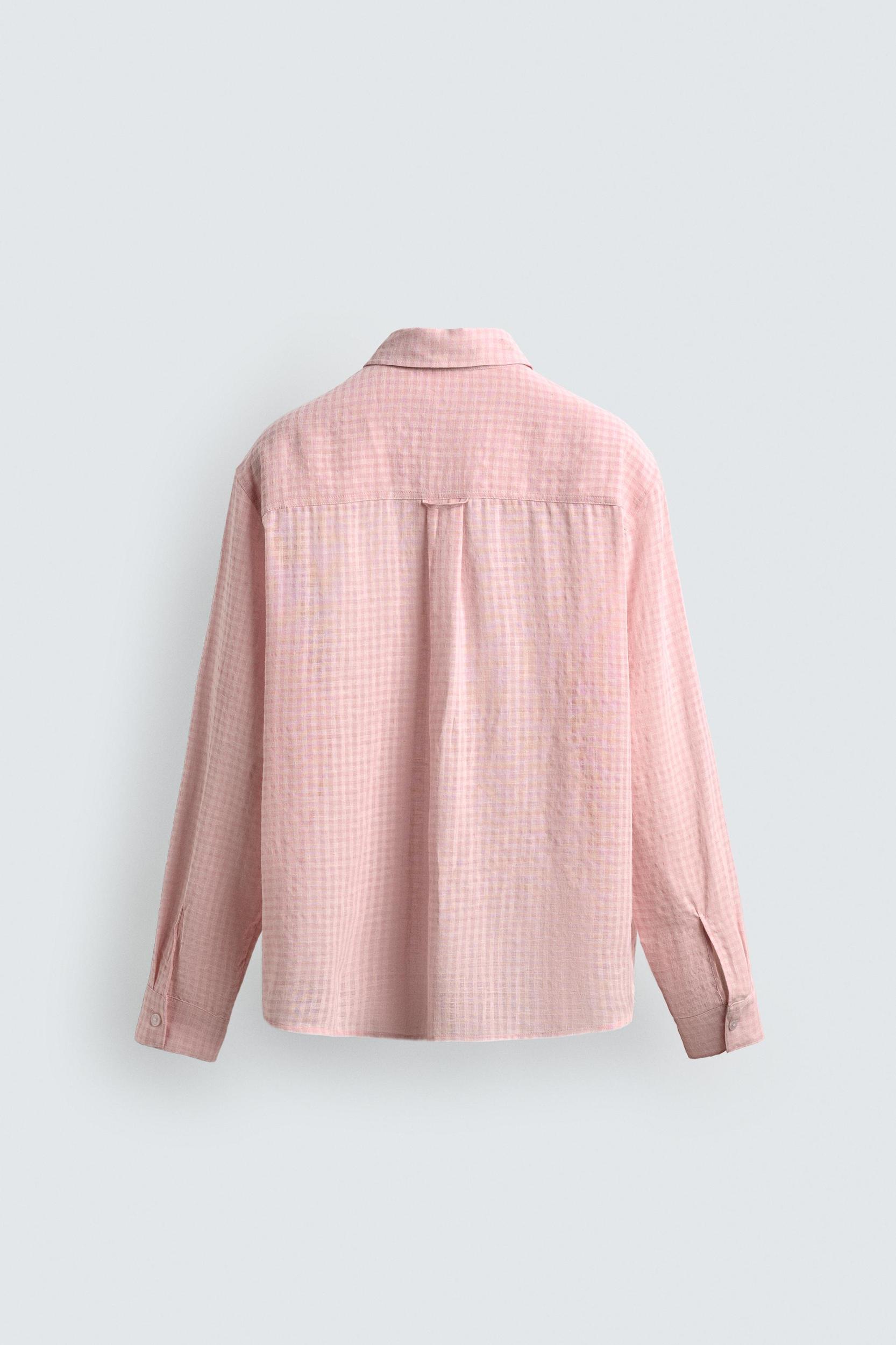 PLAID FLOWY SHIRT Product Image