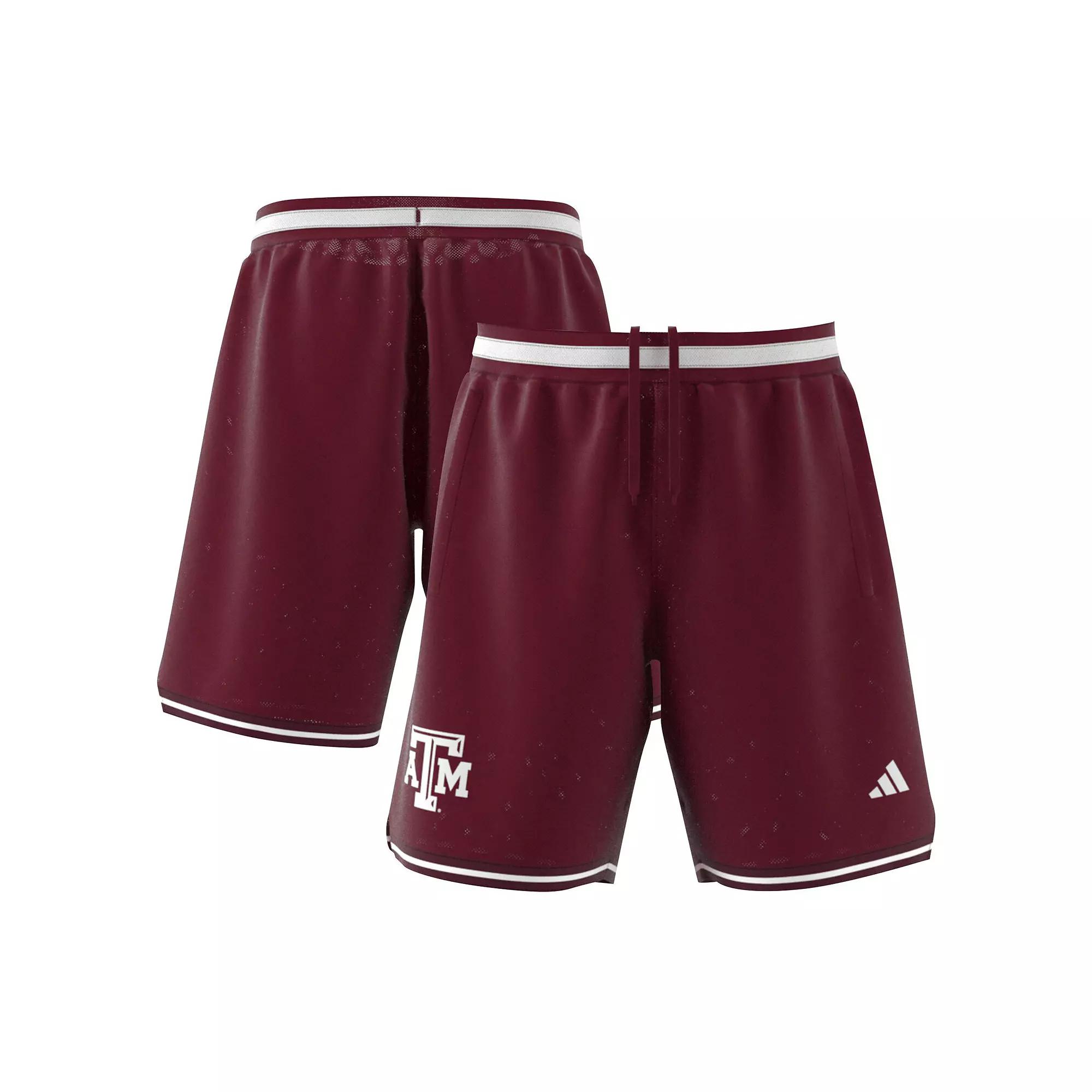 Men's adidas Scarlet Texas A&M Aggies Swingman Replica Basketball Shorts, Size: 2XL, Red Product Image