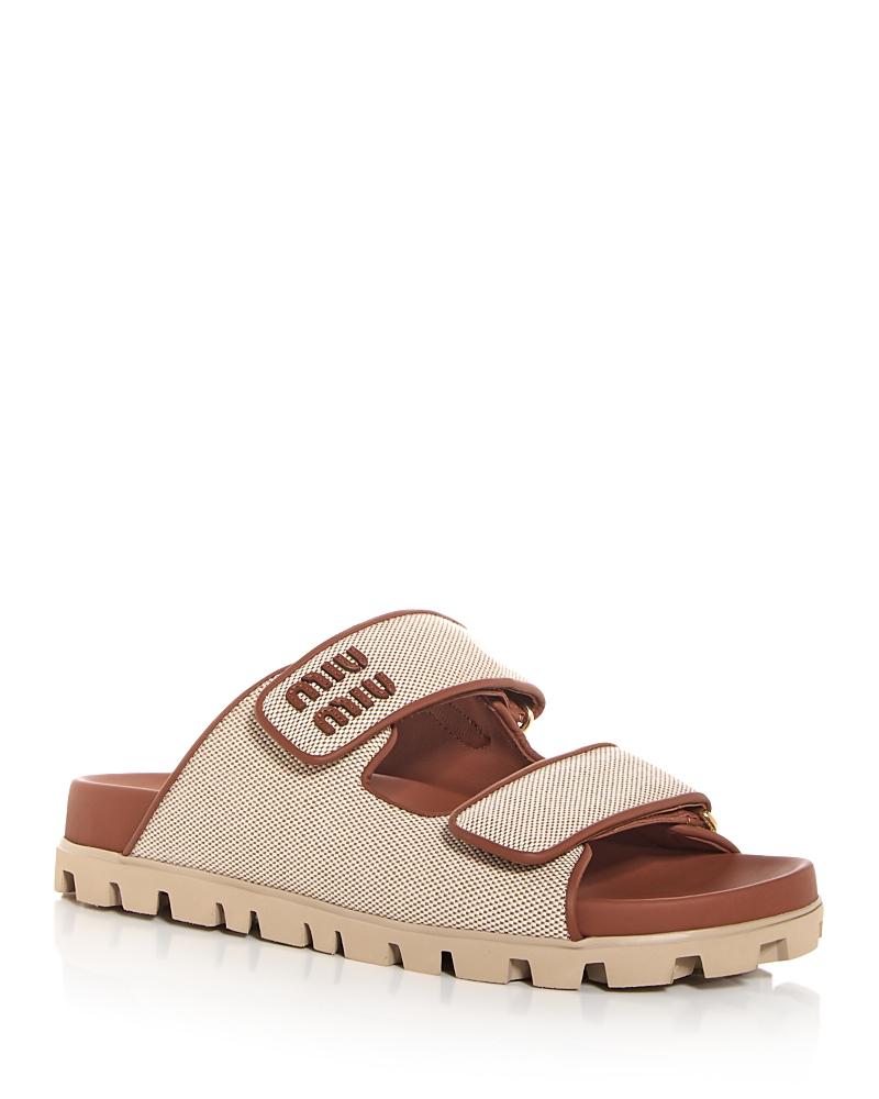 Miu Miu Womens Slide Sandals Product Image