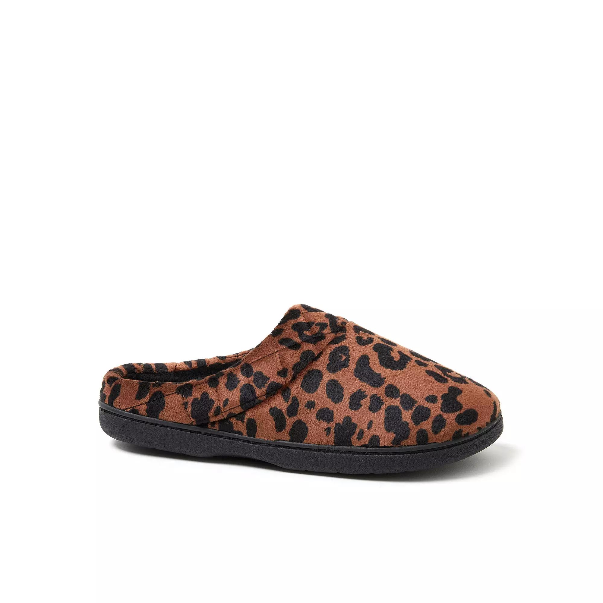 Dearfoams Darcy Velour Women's Clog Slippers, Size: XL Wide, Sleet Product Image