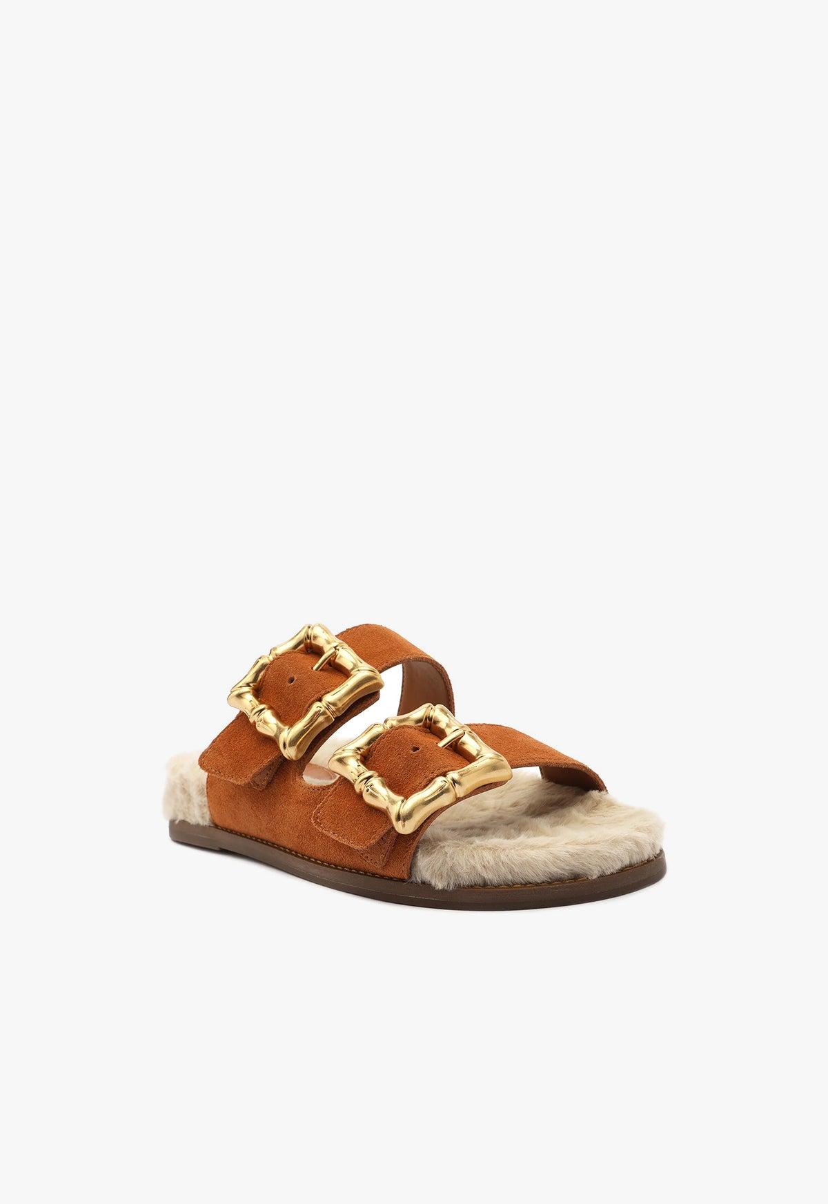Enola Weekend Sporty Cow Suede Sandal Female Product Image