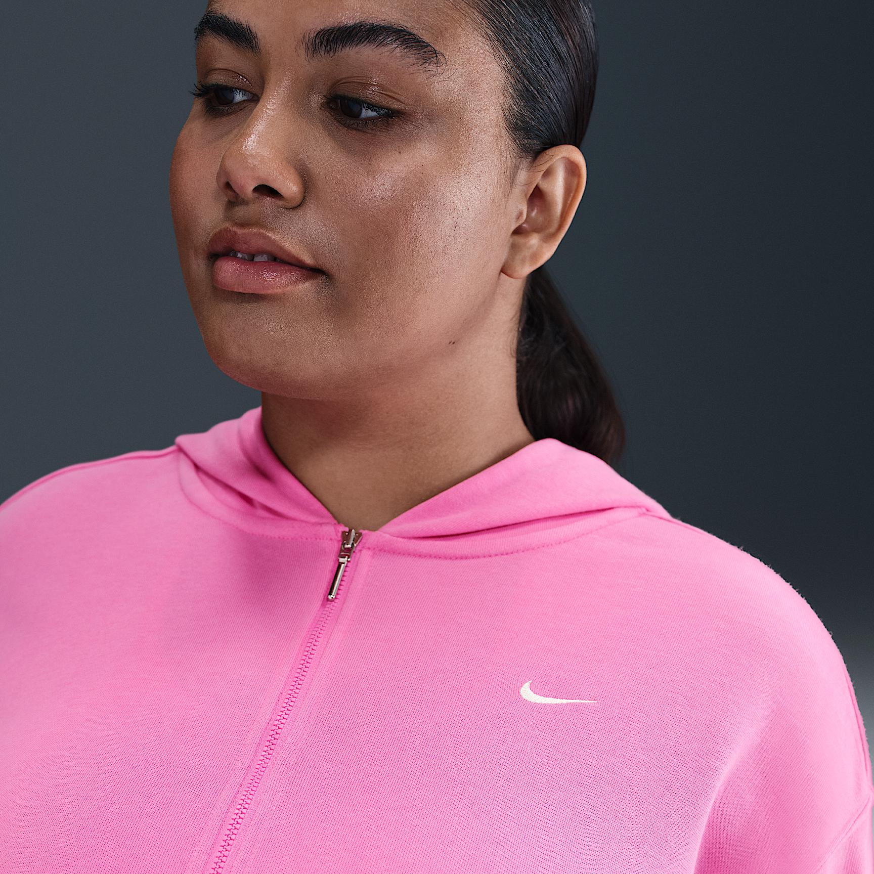 Women's Nike Sportswear Chill Terry Loose Full-Zip French Terry Hoodie (Plus Size) Product Image