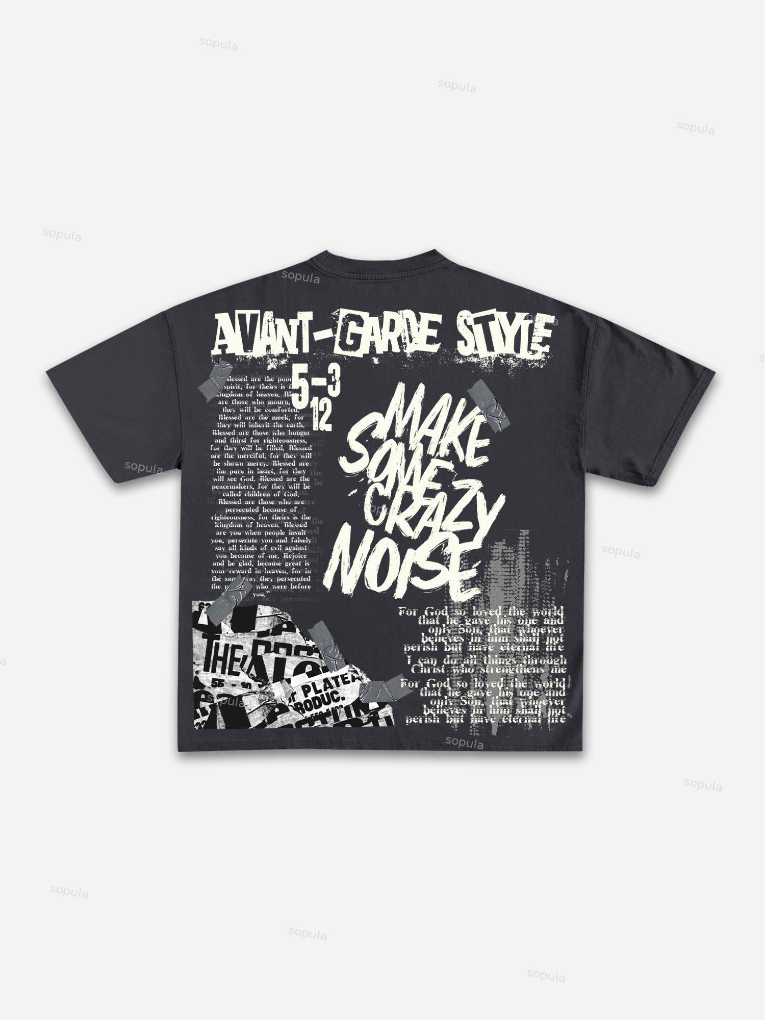 I Am Allergic To People! Men's Vintage Graphic Cotton T-shirt Product Image