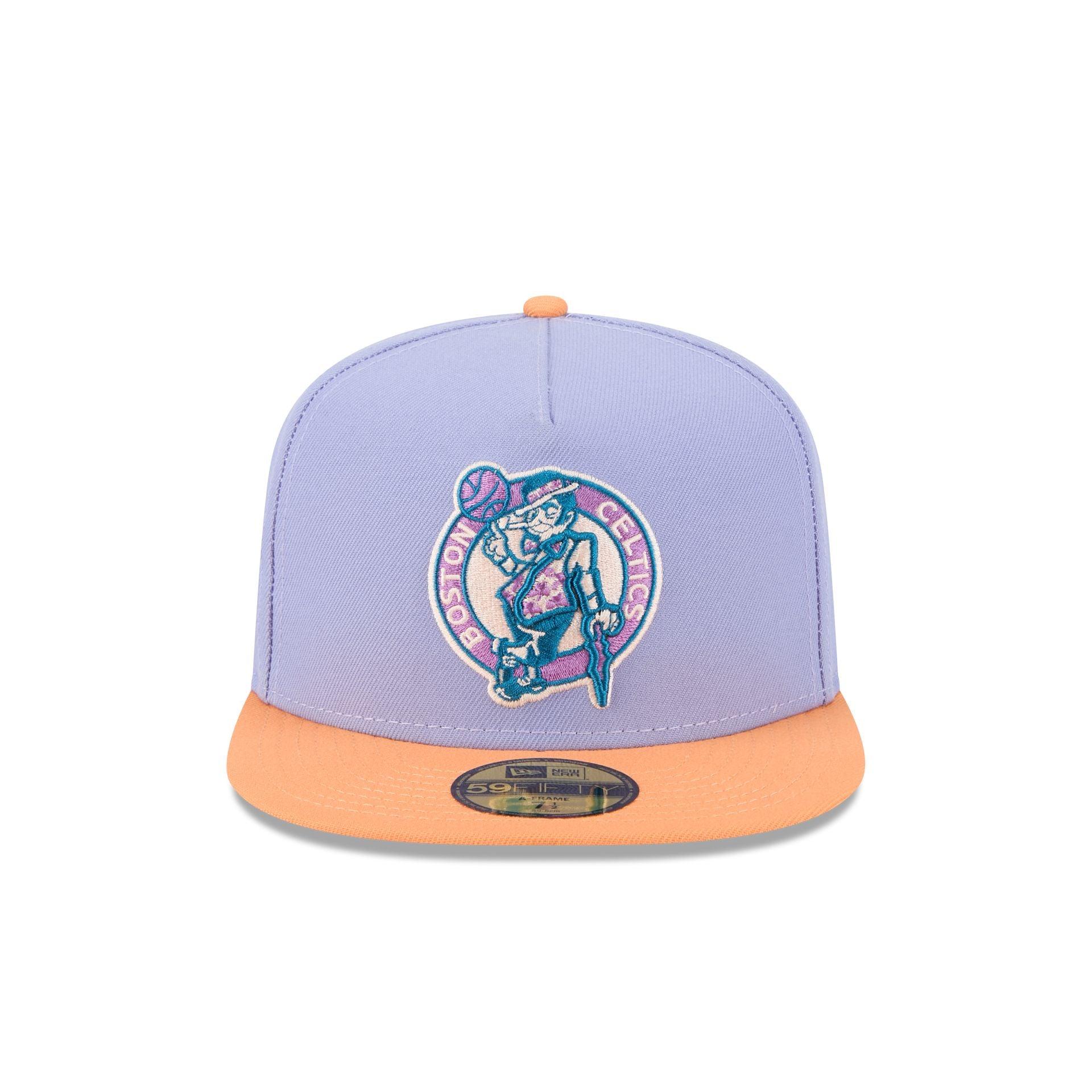 Boston Celtics Lavender 59FIFTY A-Frame Fitted Hat Male Product Image