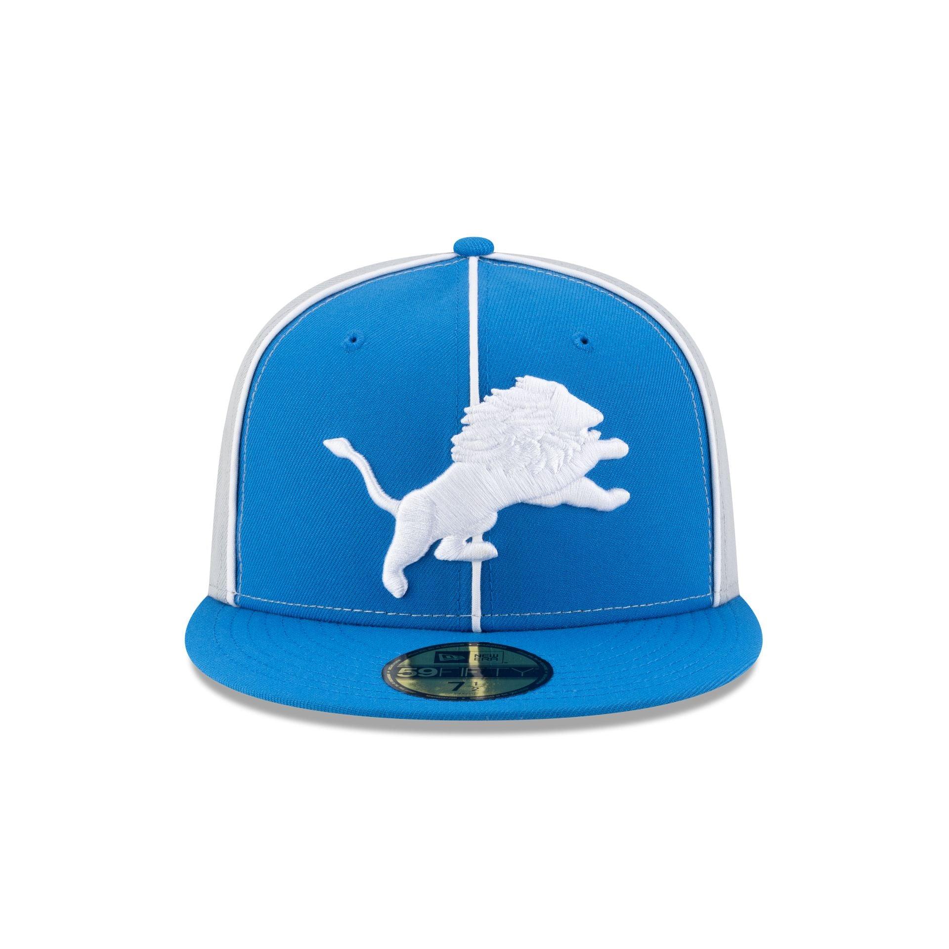 Detroit Lions Two-Tone Pinwheel 59FIFTY Fitted Hat Male Product Image