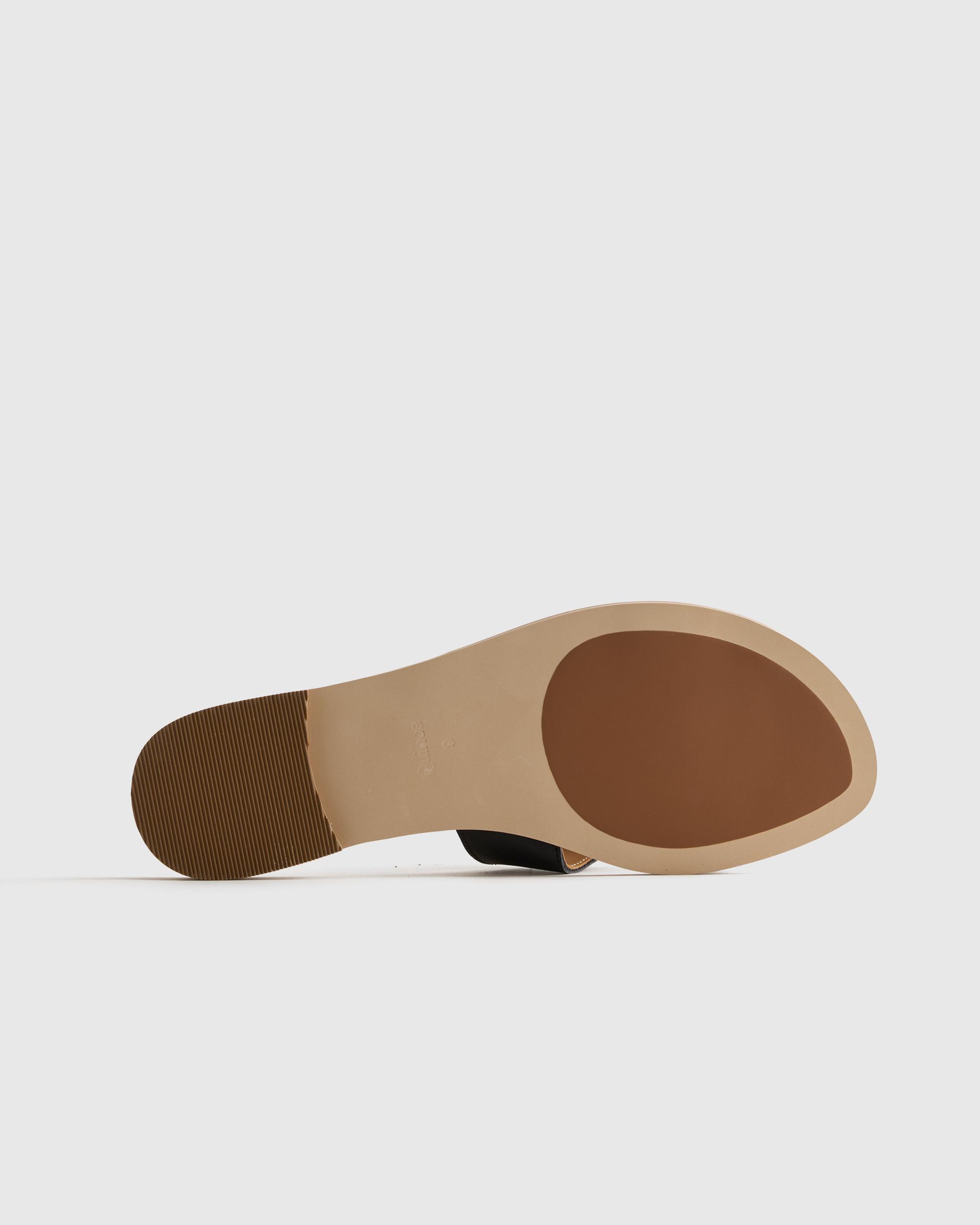 Quince | Women's Italian Leather Cutout Slide Sandal Product Image
