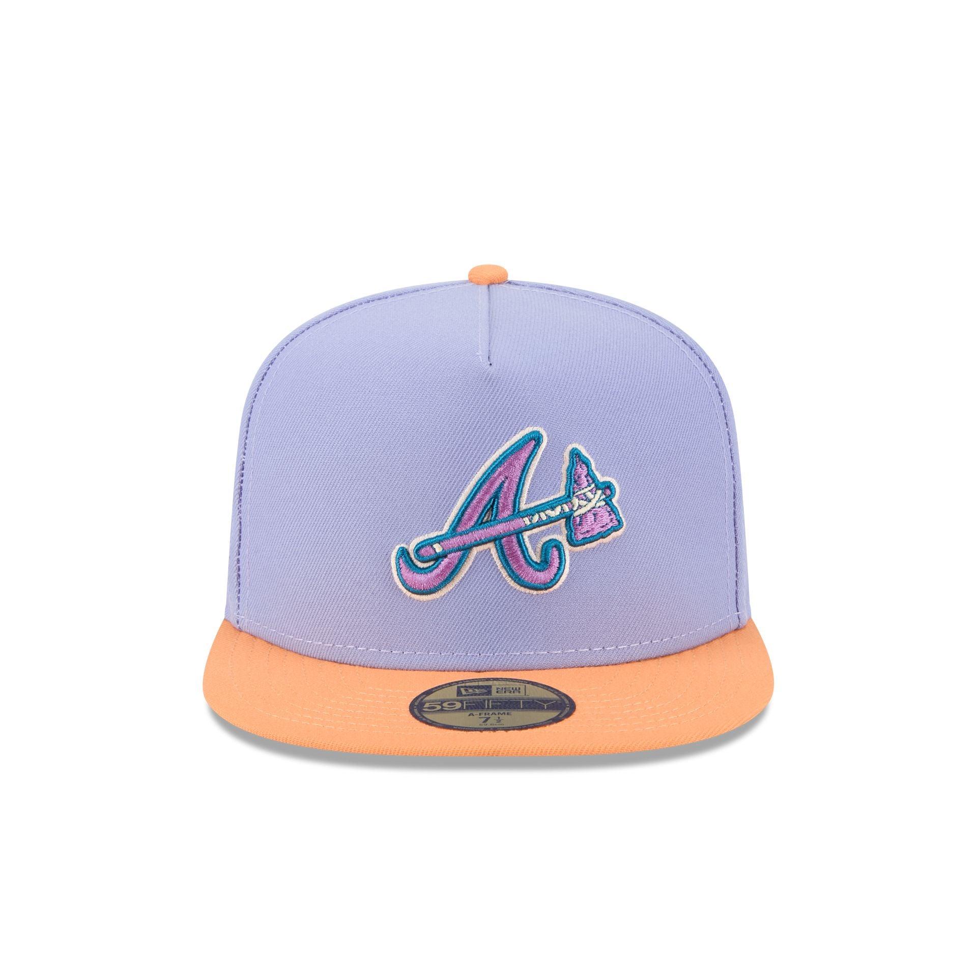 Los Angeles Dodgers Lavender 59FIFTY A-Frame Fitted Hat Male Product Image