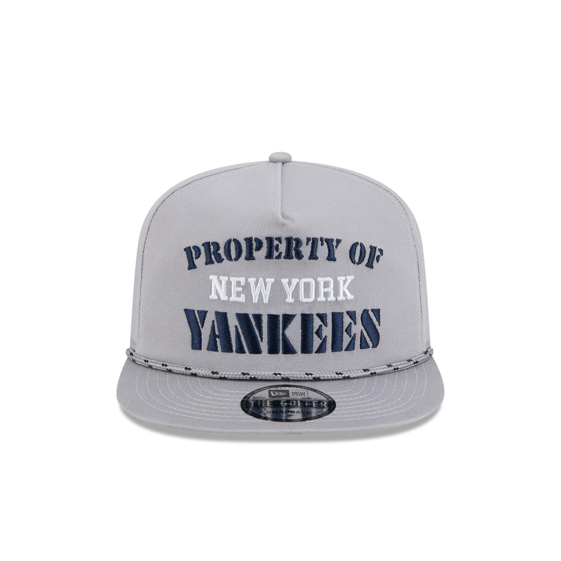 New York Yankees Vintage Gray Rope Golfer Hat Male Product Image