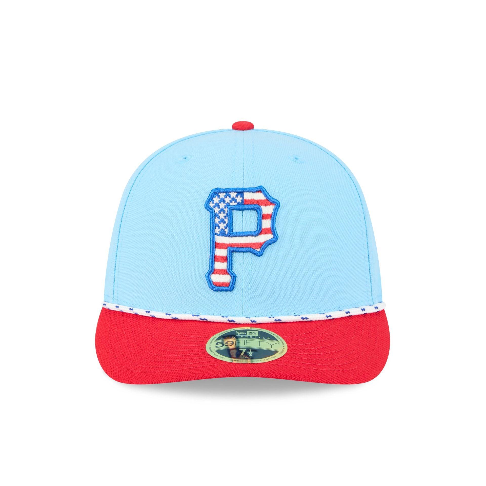 Pittsburgh Pirates Independence Day 2025 Low Profile 59FIFTY Fitted Hat Male Product Image