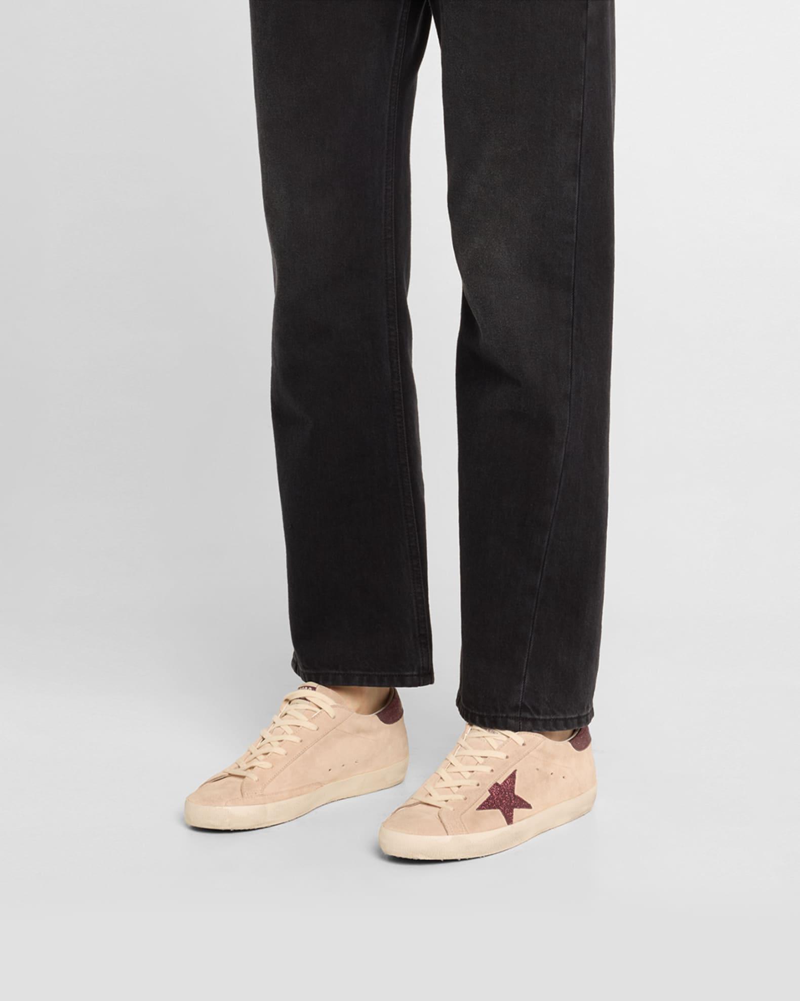 Superstar Glitter Suede Low-Top Sneakers Product Image