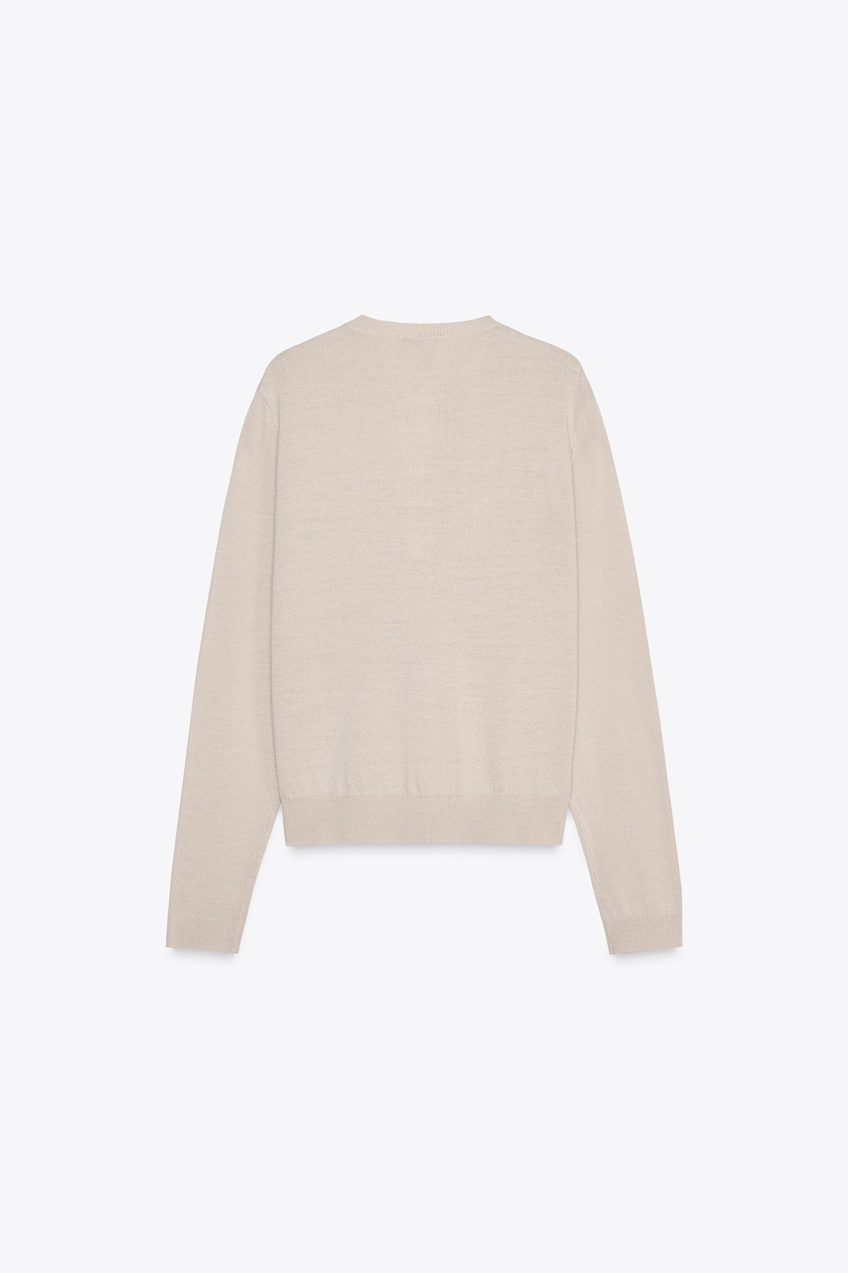 PLAIN KNIT WOOL JACKET Product Image