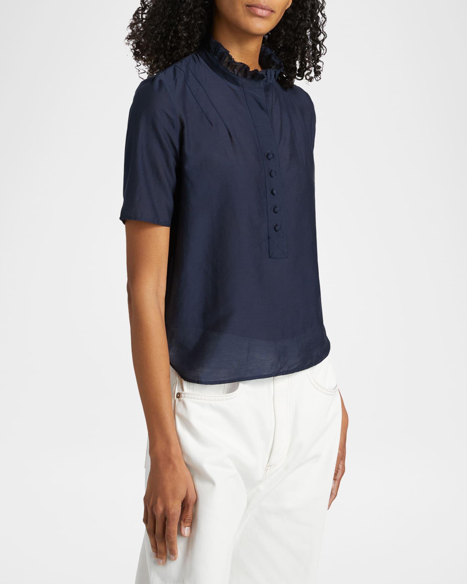 Topher Ruffle Blouse Product Image