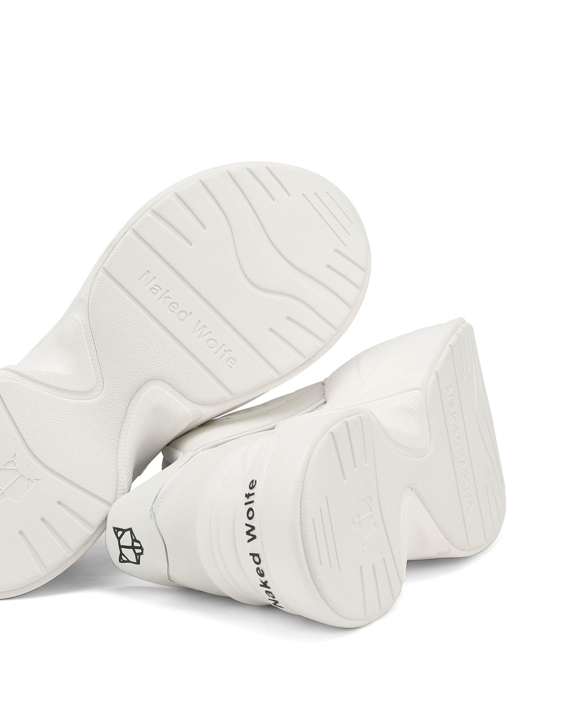 Temple White Leather Product Image