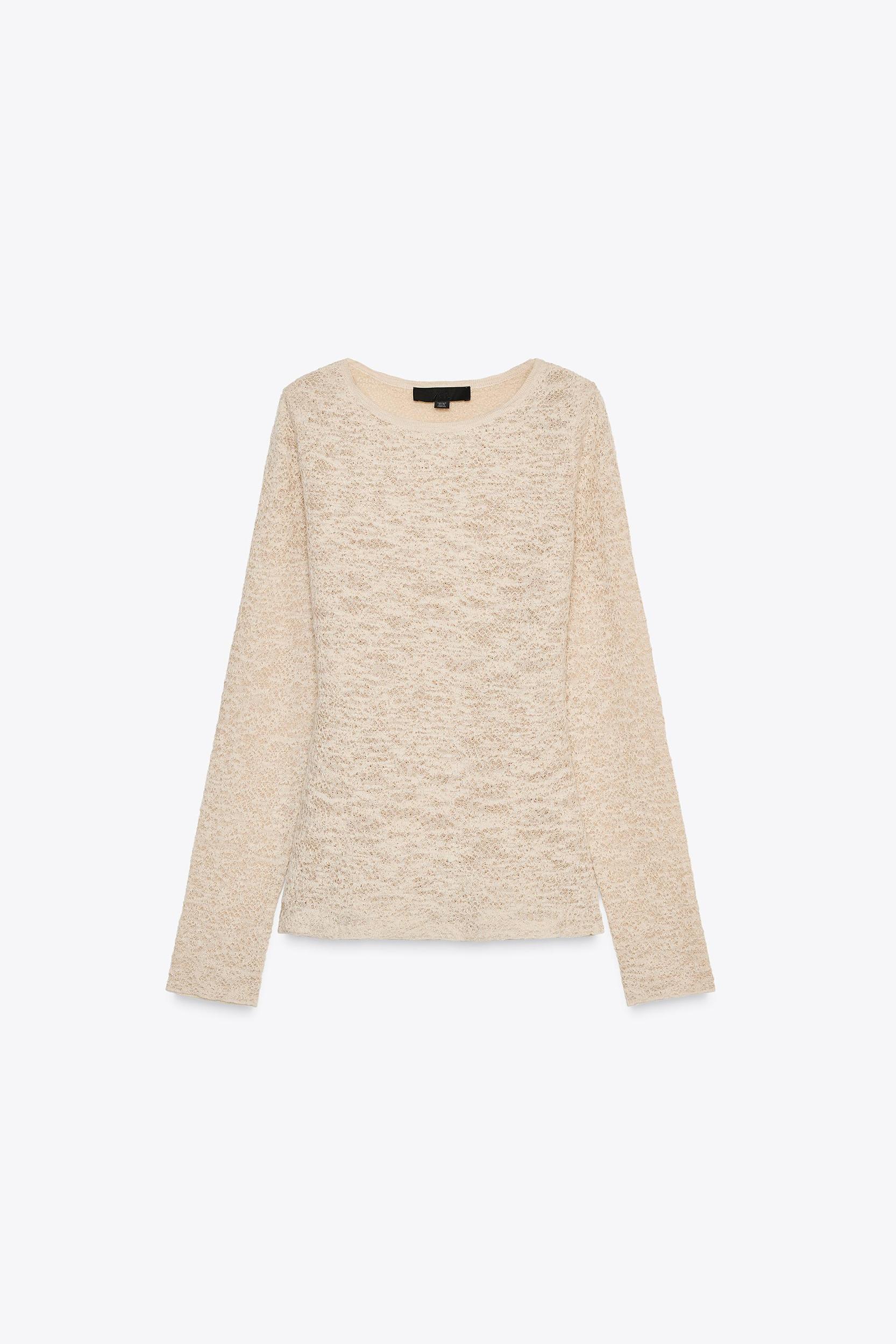TEXTURED KNIT TOP Product Image
