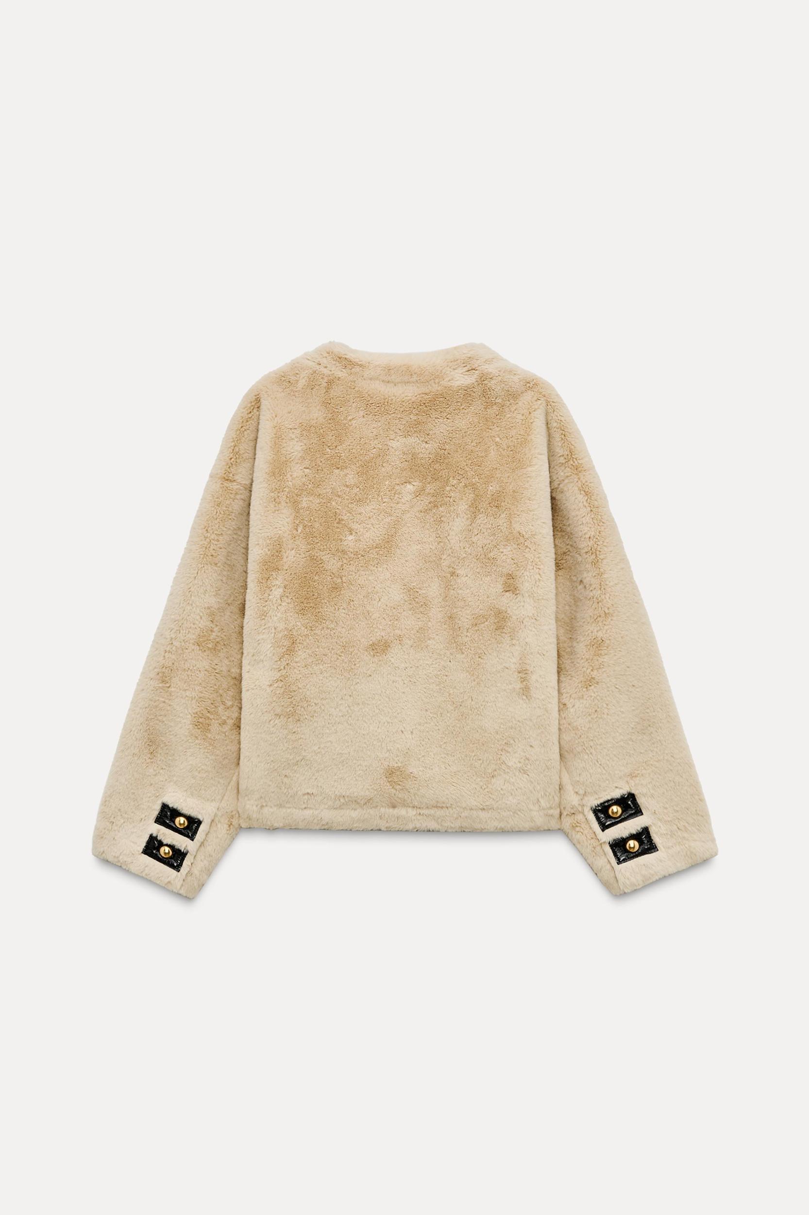 FAUX FUR JACKET ZW COLLECTION Product Image