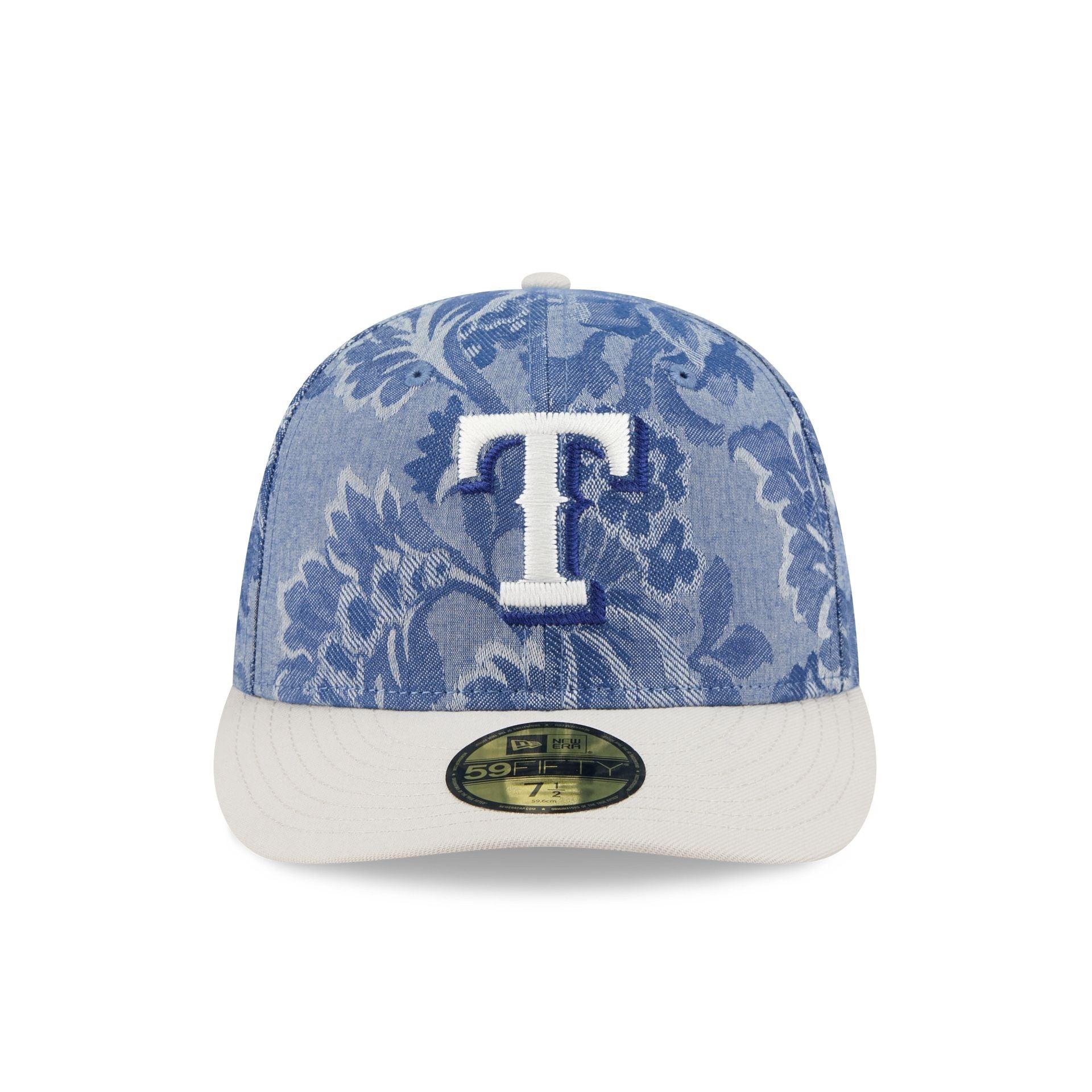 Texas Rangers Two-Tone Denim 59FIFTY Fitted Hat Male Product Image