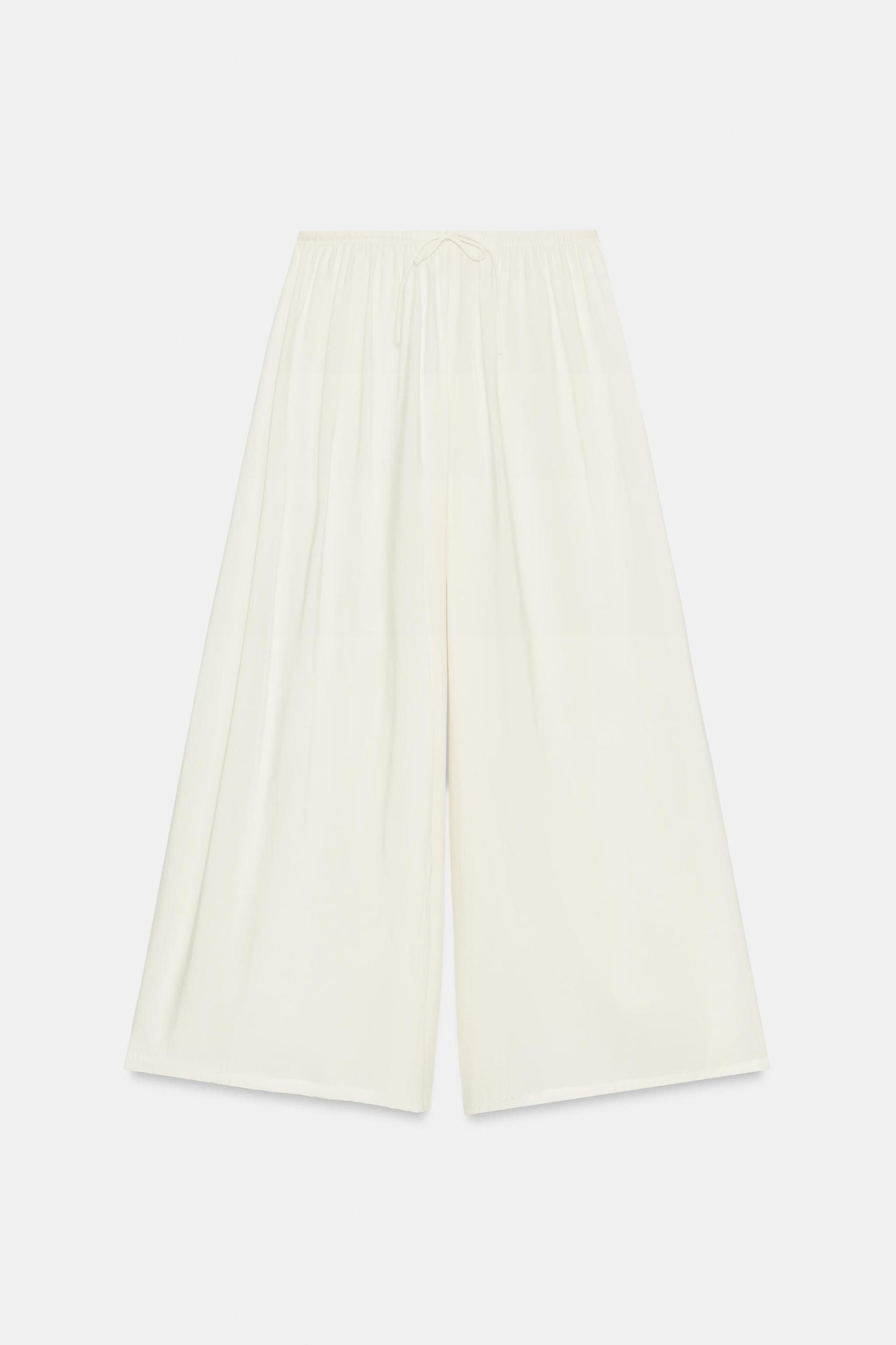 DRAWSTRING PALAZZO PANTS Product Image