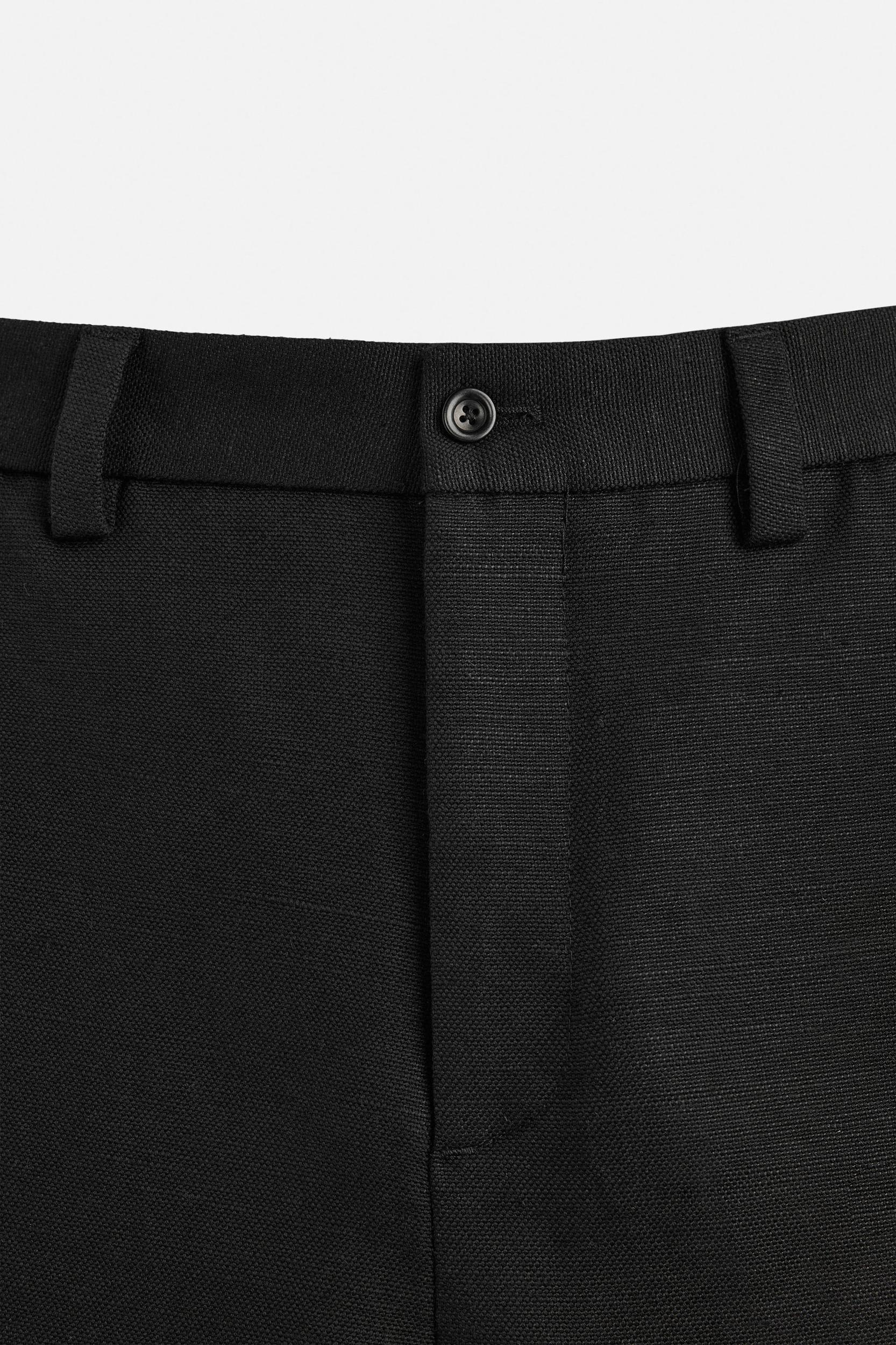 LINEN-COTTON REGULAR FIT SHORTS LIMITED EDITION Product Image