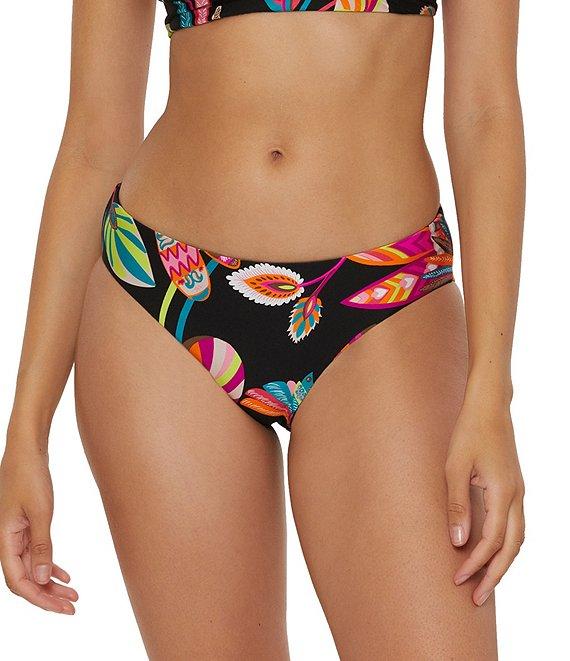 Trina Turk Luminary Printed Reversible Hipster Swim Bottom Product Image