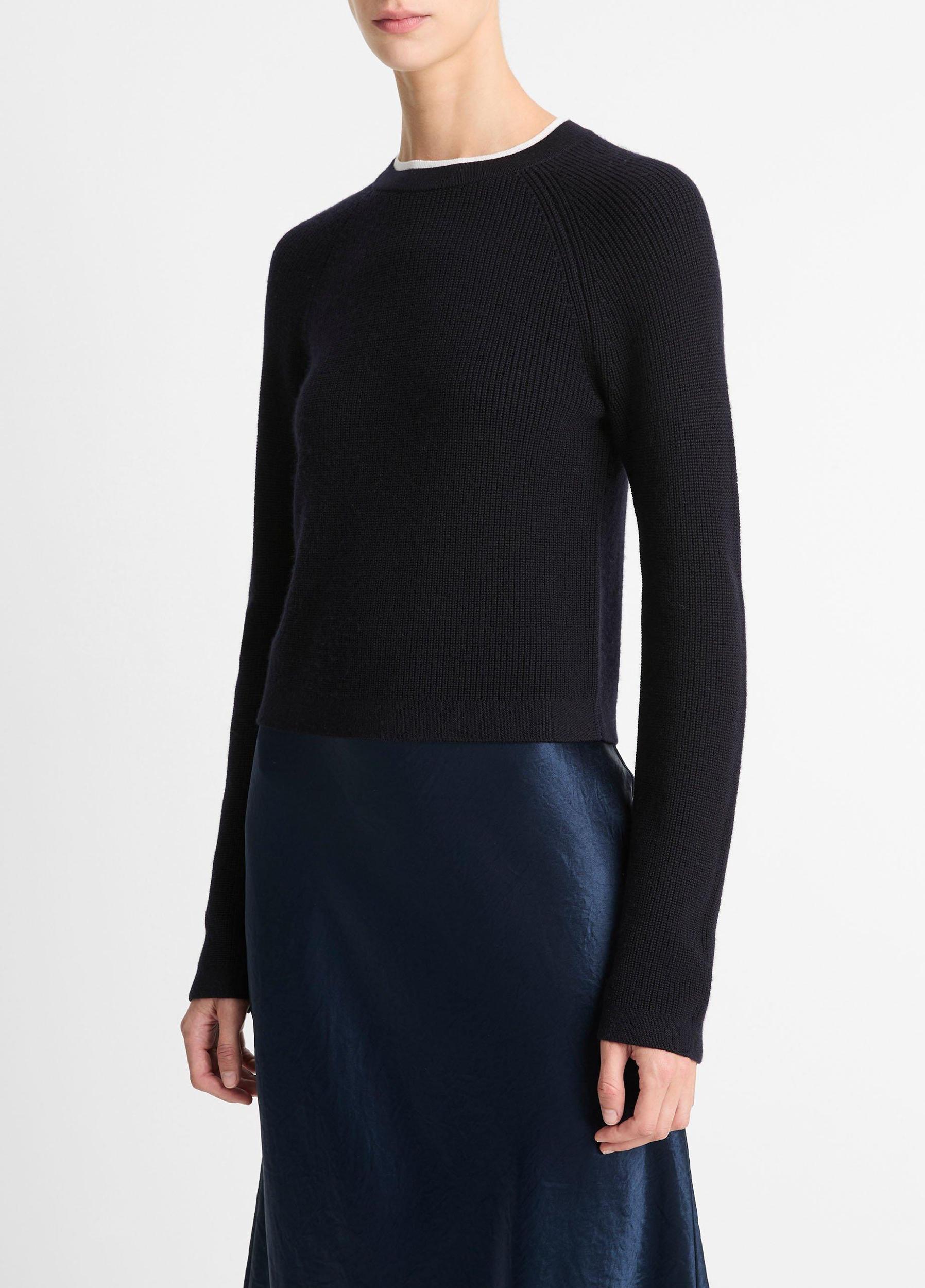 Wool-Cashmere Double-Neck Sweater Product Image