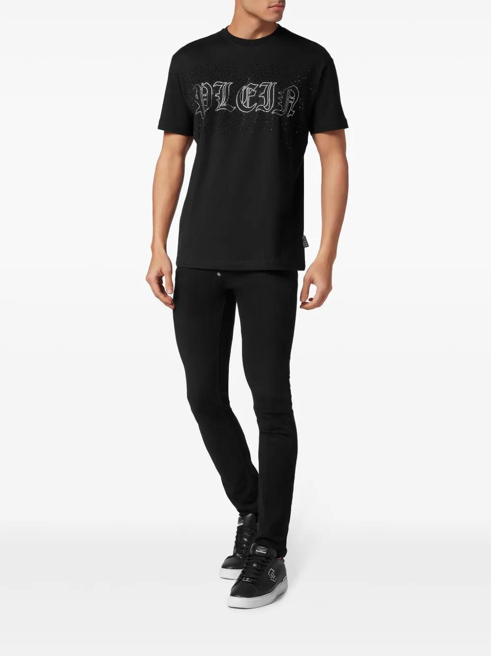 logo-embellished cotton T-shirt Product Image