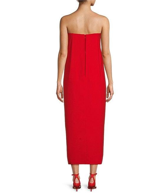 Antonio Melani x Elizabeth Damrich Radziwill Full Length Strapless Crepe Dress Product Image