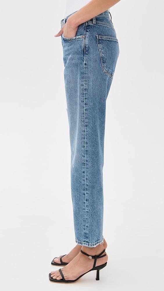 AGOLDE 90s Crop Mid Rise Loose Straight Jeans | Shopbop Product Image