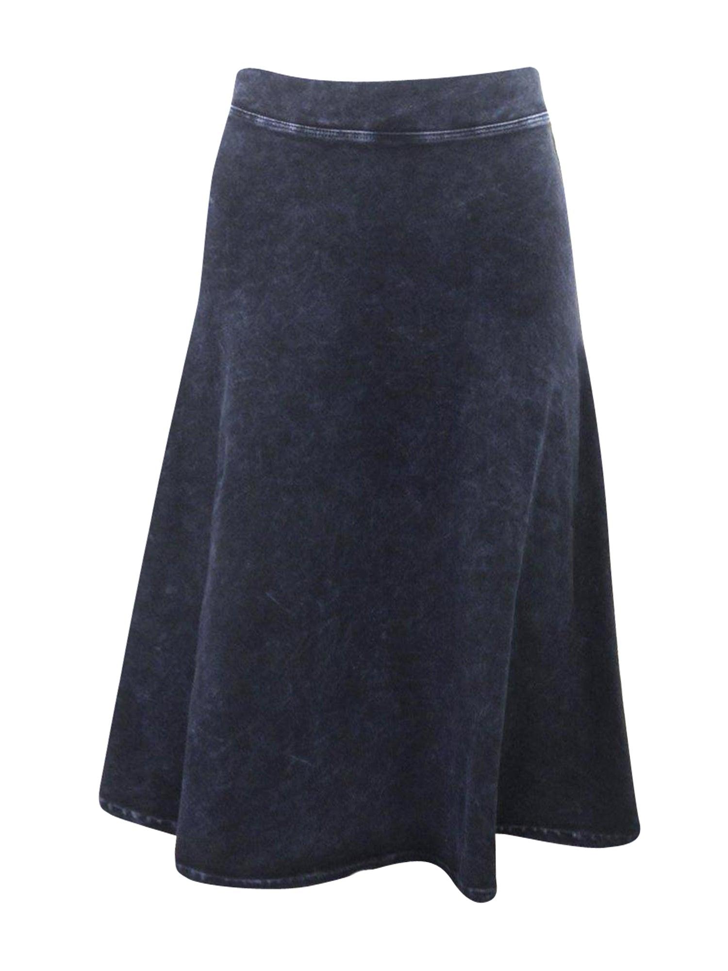 Hard Tail Easy Flare Knee Skirt W-646 Product Image