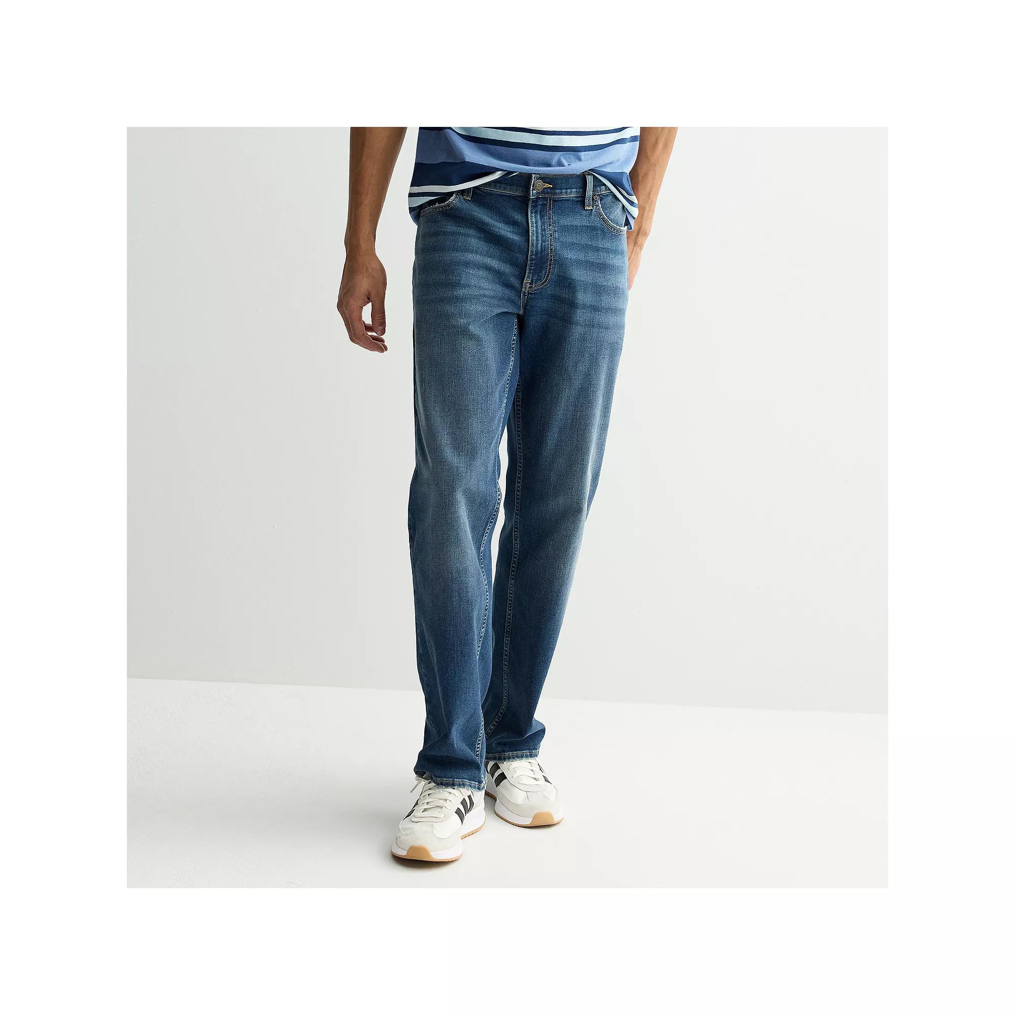Men's Sonoma Goods For Life® Everyday Relaxed Straight Fit Jeans,  Product Image