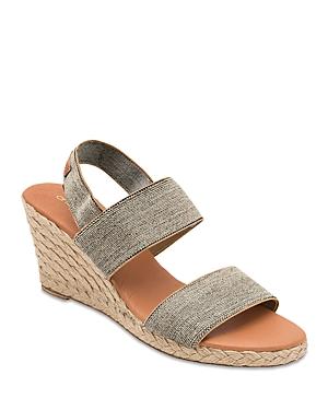 Andre Assous Womens Allison Strappy Espadrille Wedge Sandals Product Image