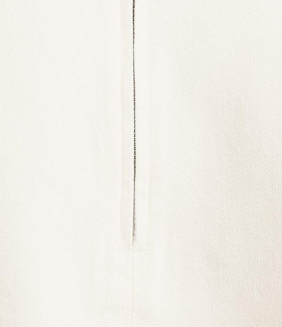 Antonio Melani Alena Denim Round Neck Sleeveless Coordinating Blouse Product Image