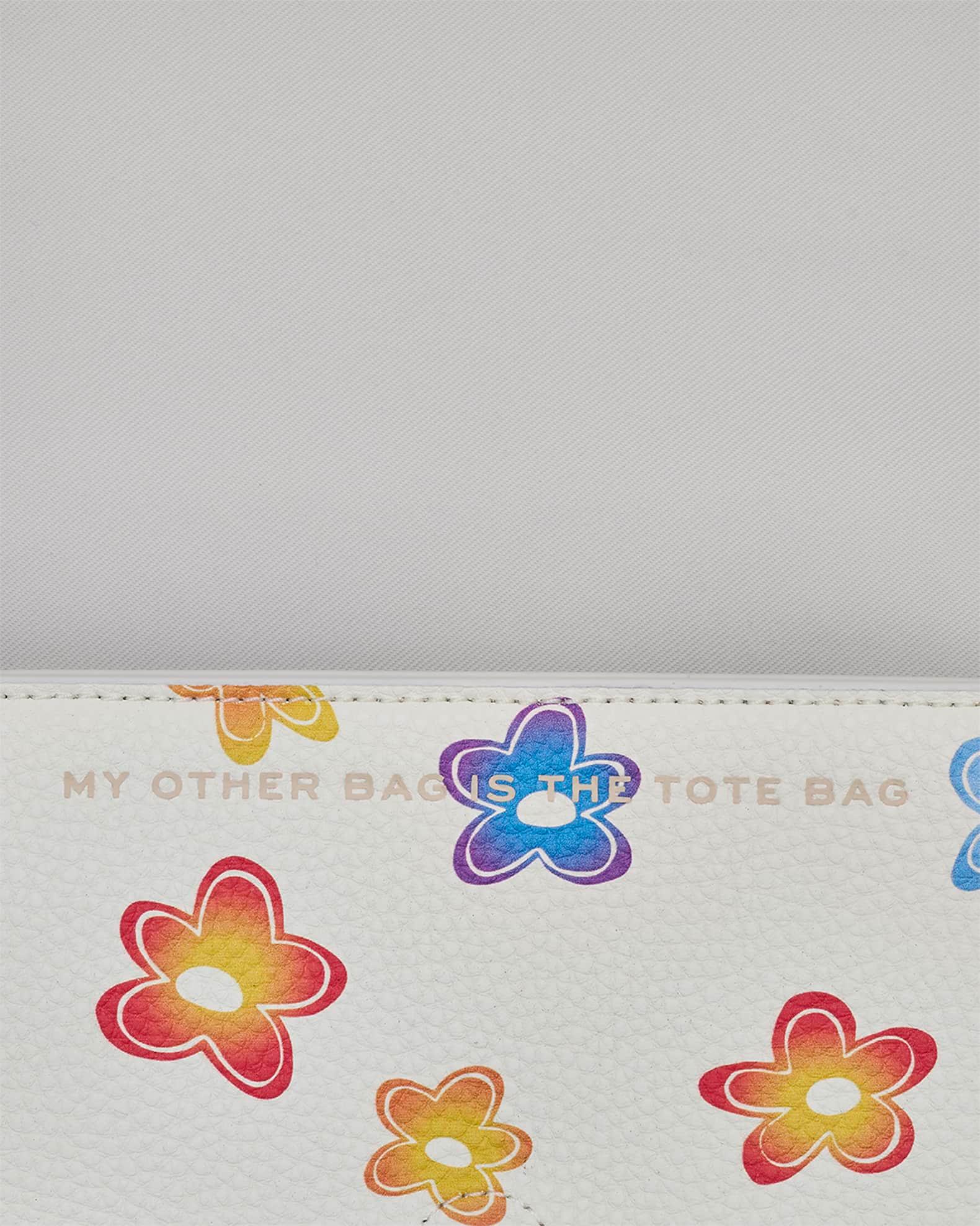 Wild Daisy-Print Leather Crossbody Bag Product Image