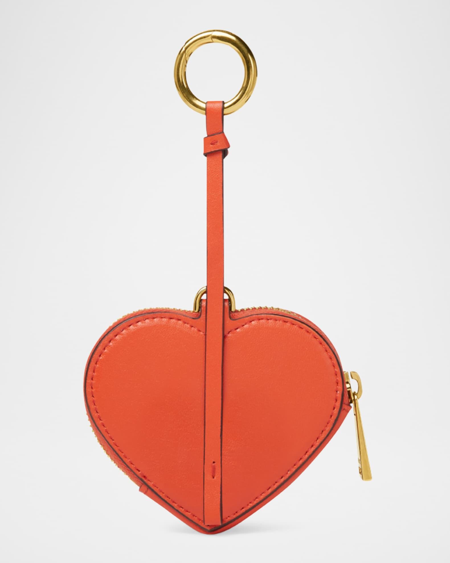 Heart Coin Leather Charm  Product Image