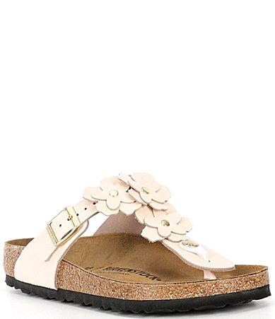 Birkenstock Womens Gizeh Flowers Footbed Sandal Product Image