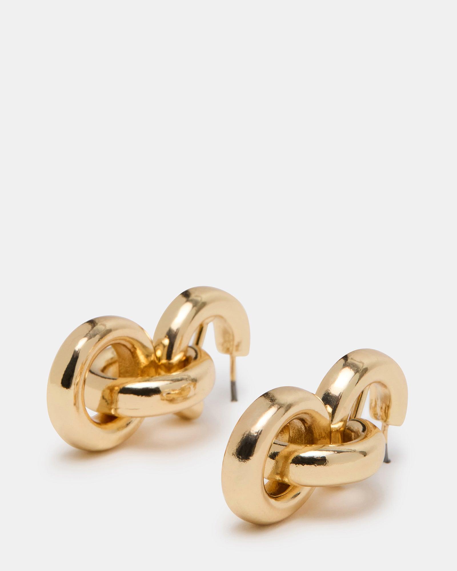 LOCK DROP EARRINGS GOLD Female Product Image